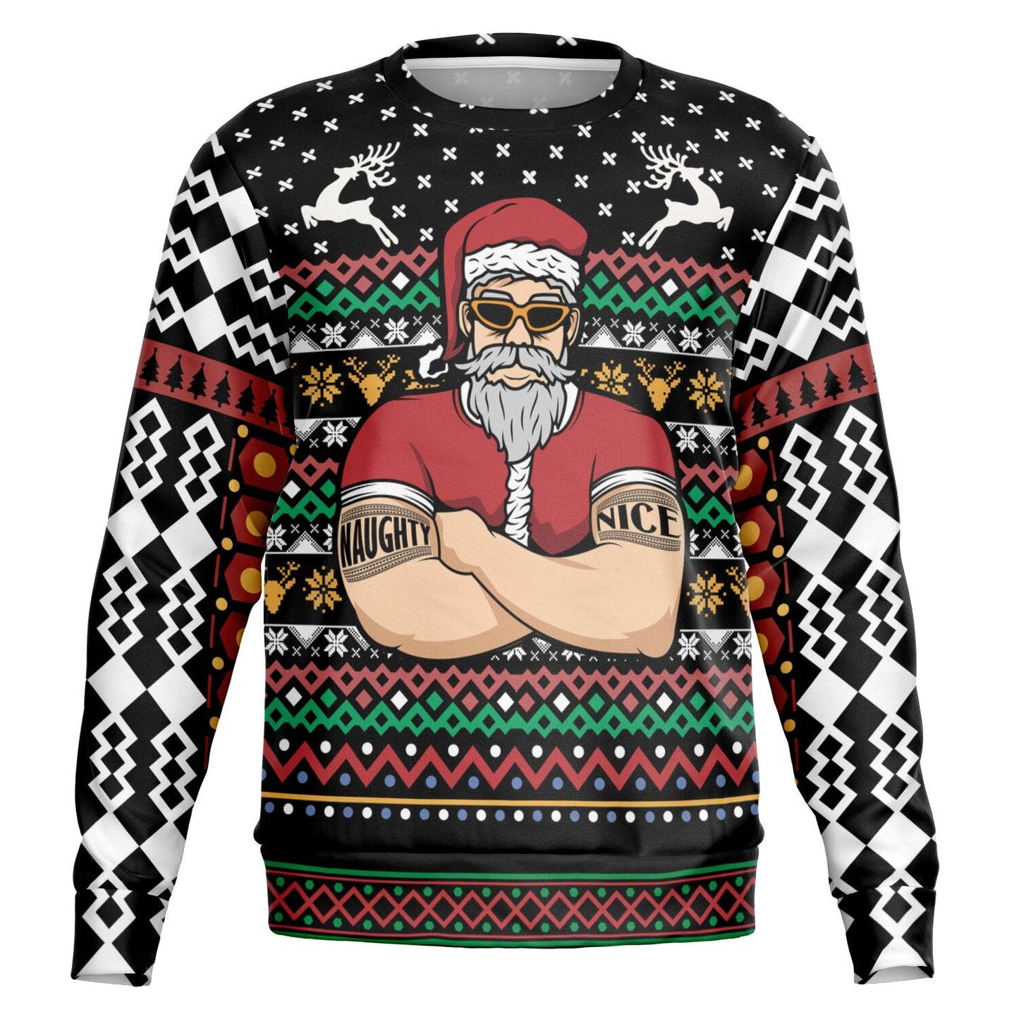 Santa Bouncer Ugly Christmas Sweatshirt