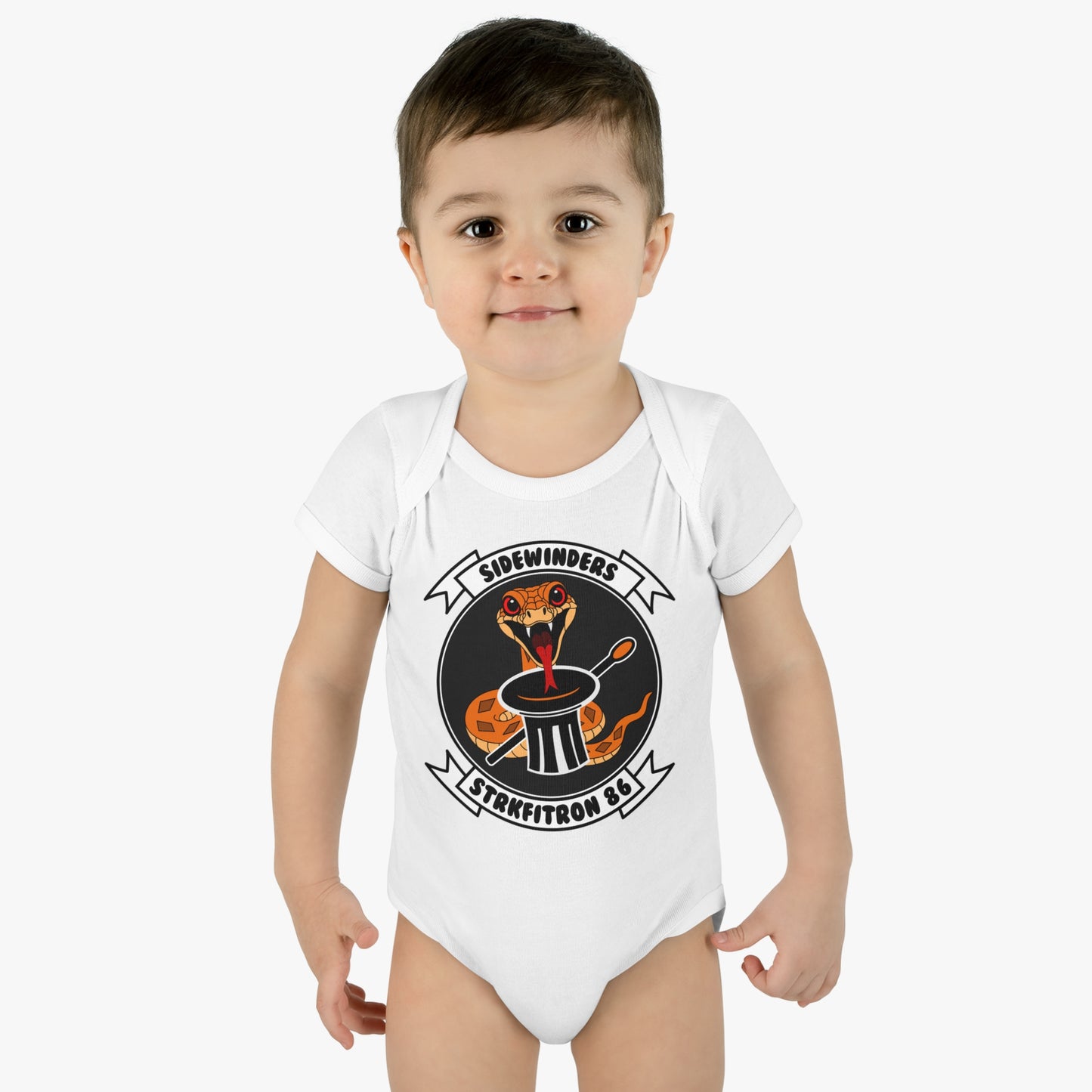 VFA-86 "Baby Snake Logo" Infant Baby Onesie