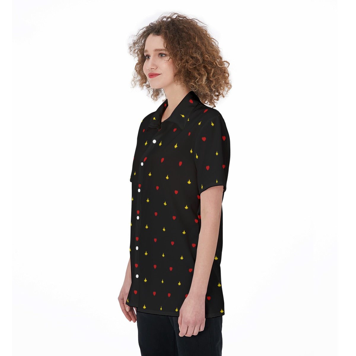 VMFA-311 Tomcats Women's Short Sleeve Button Down Shirt