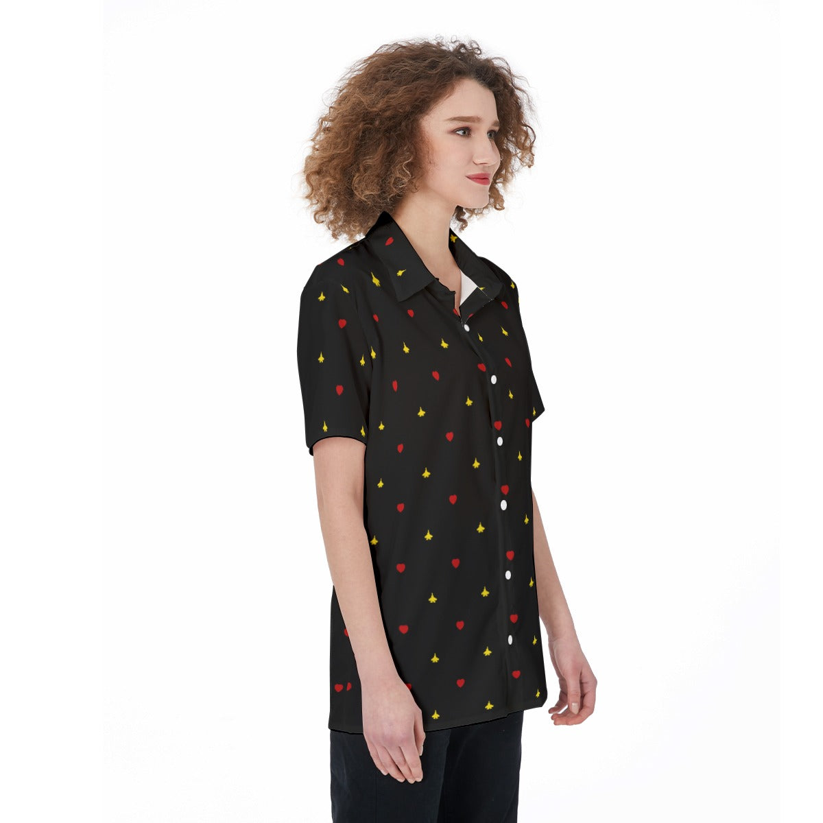 VMFA-311 Tomcats Women's Short Sleeve Button Down Shirt