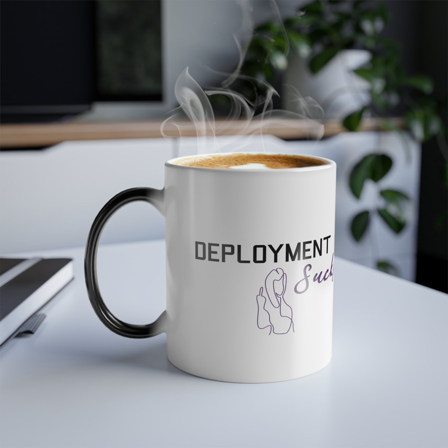 VMM-364 'Deployment Sucks' Magic Mug with Zap, 11oz