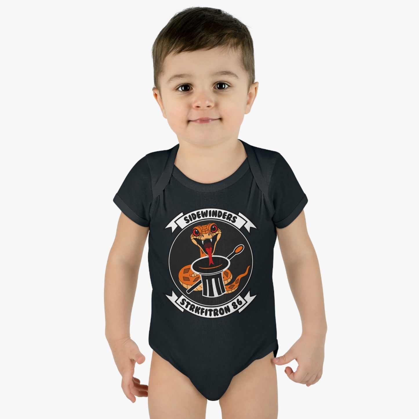 VFA-86 "Baby Snake Logo" Infant Baby Onesie