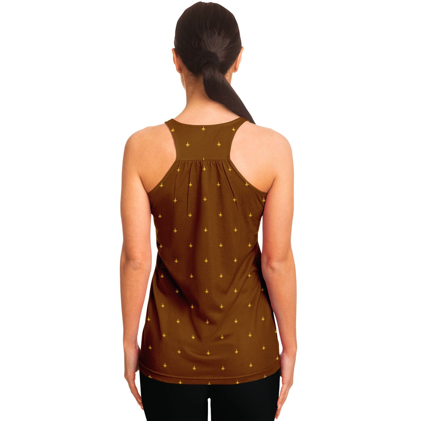F-18C stroked Flowy Racerback Tank Top - #59 and #50