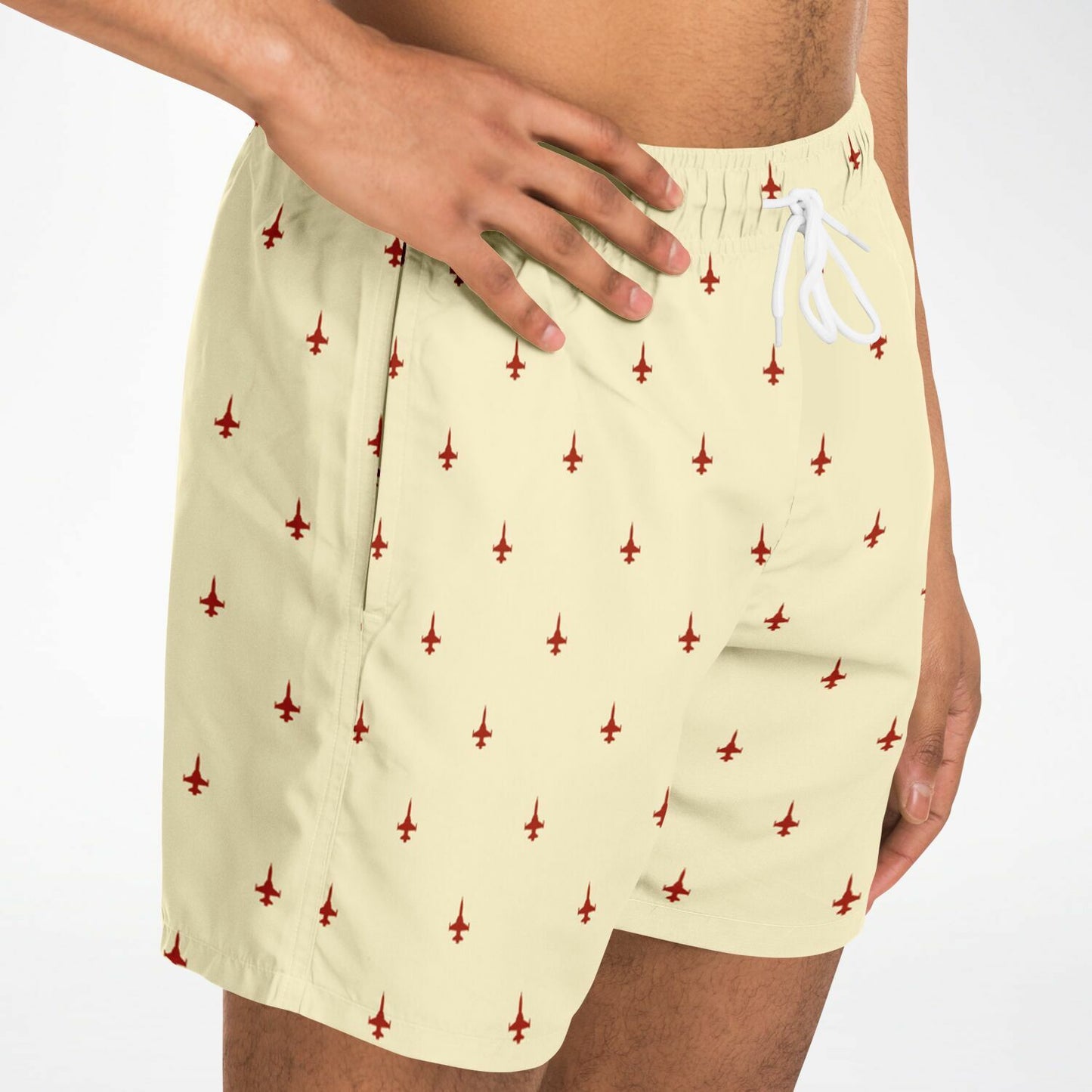 F-5 #47 plane and #20 Swim Trunks Men