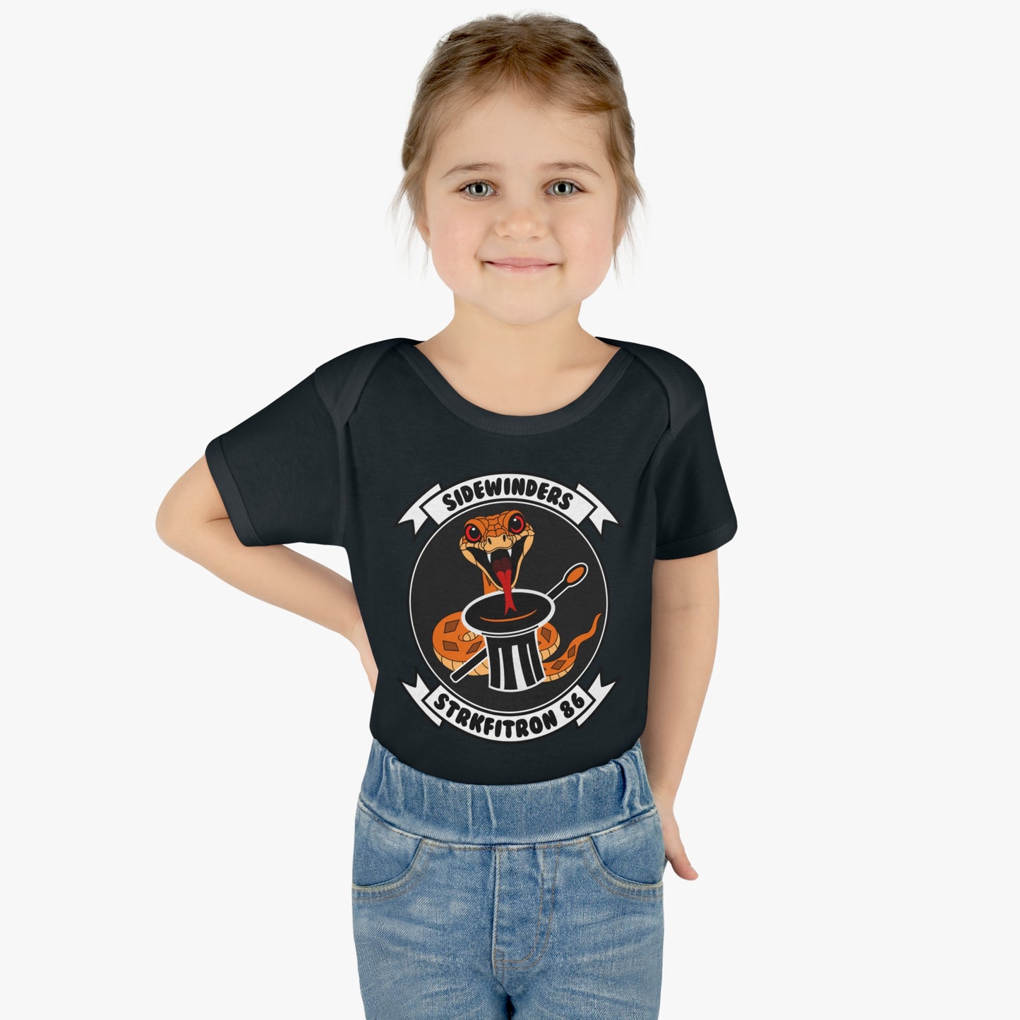 VFA-86 "Baby Snake Logo" Infant Baby Onesie