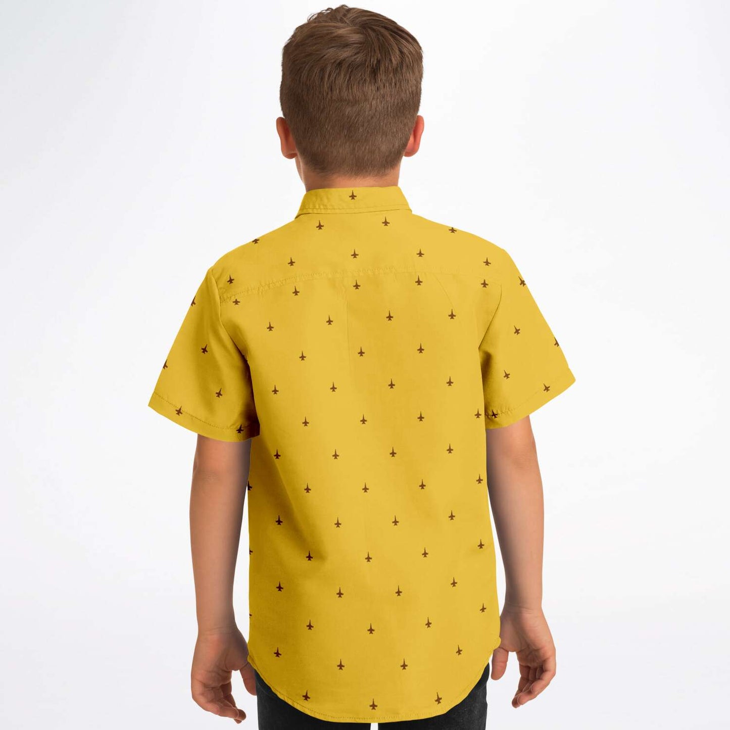 F-18C Kids/Youth Short Sleeve Button Down Shirt - #50 and #59