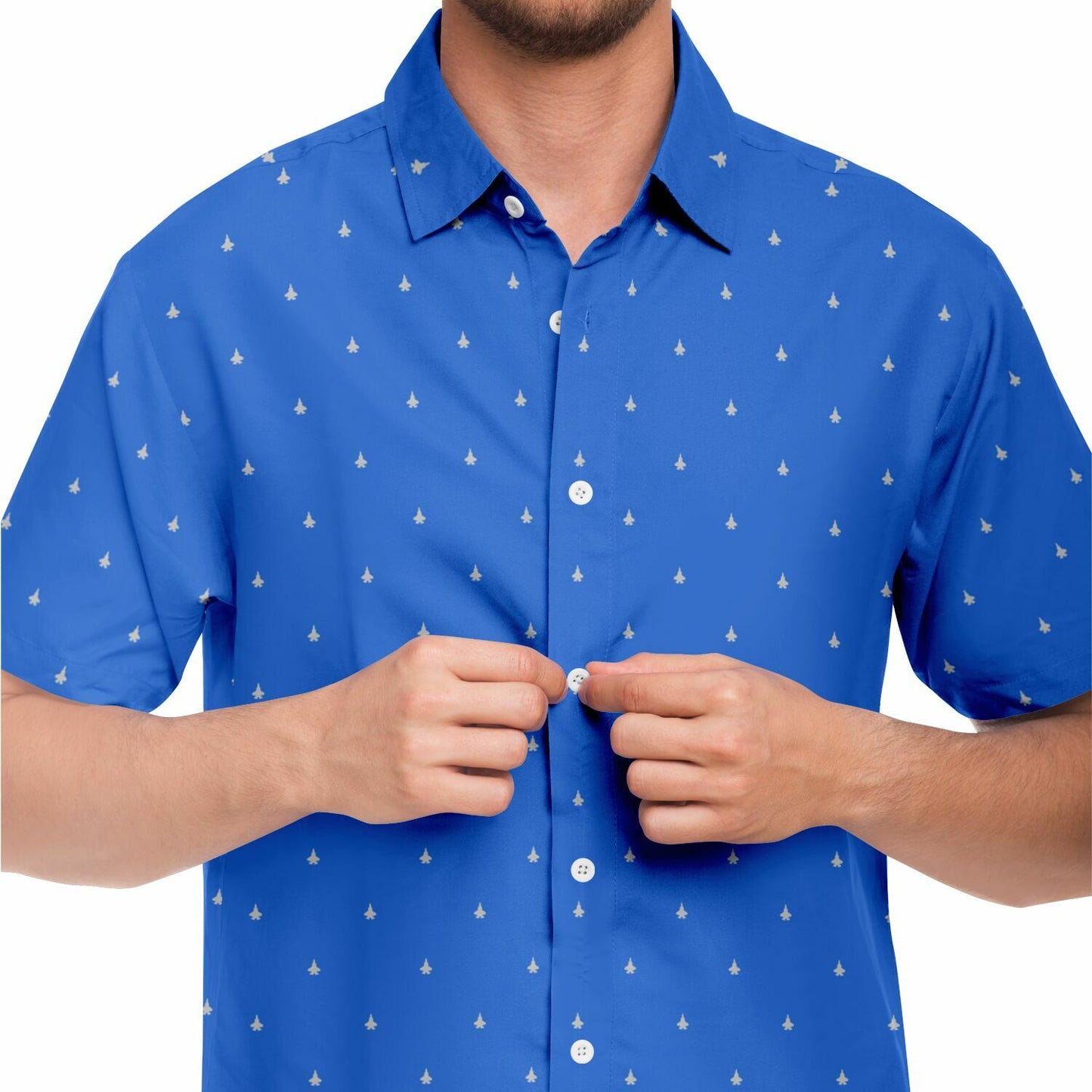 F-35B #53 shirt and #4 Jets Short Sleeve Button Down Shirt