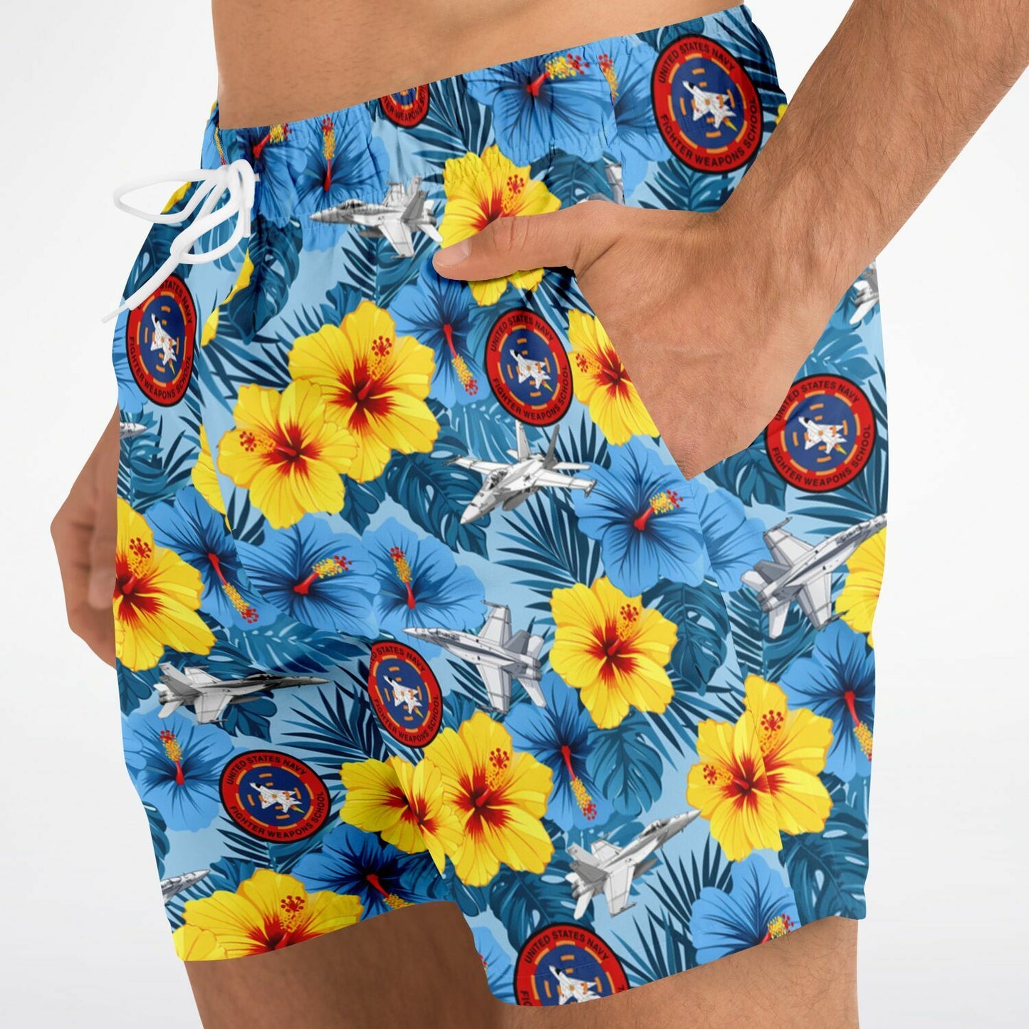 TOPGUN Men's Hawaiian Swim Trunks Swim Trunks