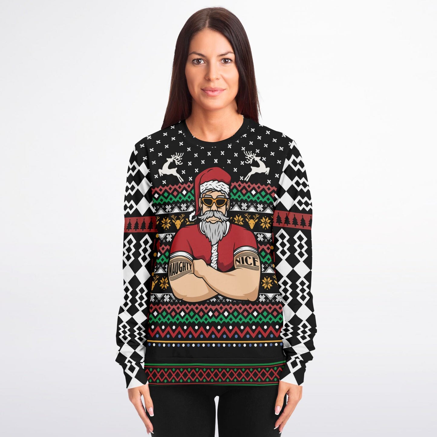 Santa Bouncer Ugly Christmas Sweatshirt