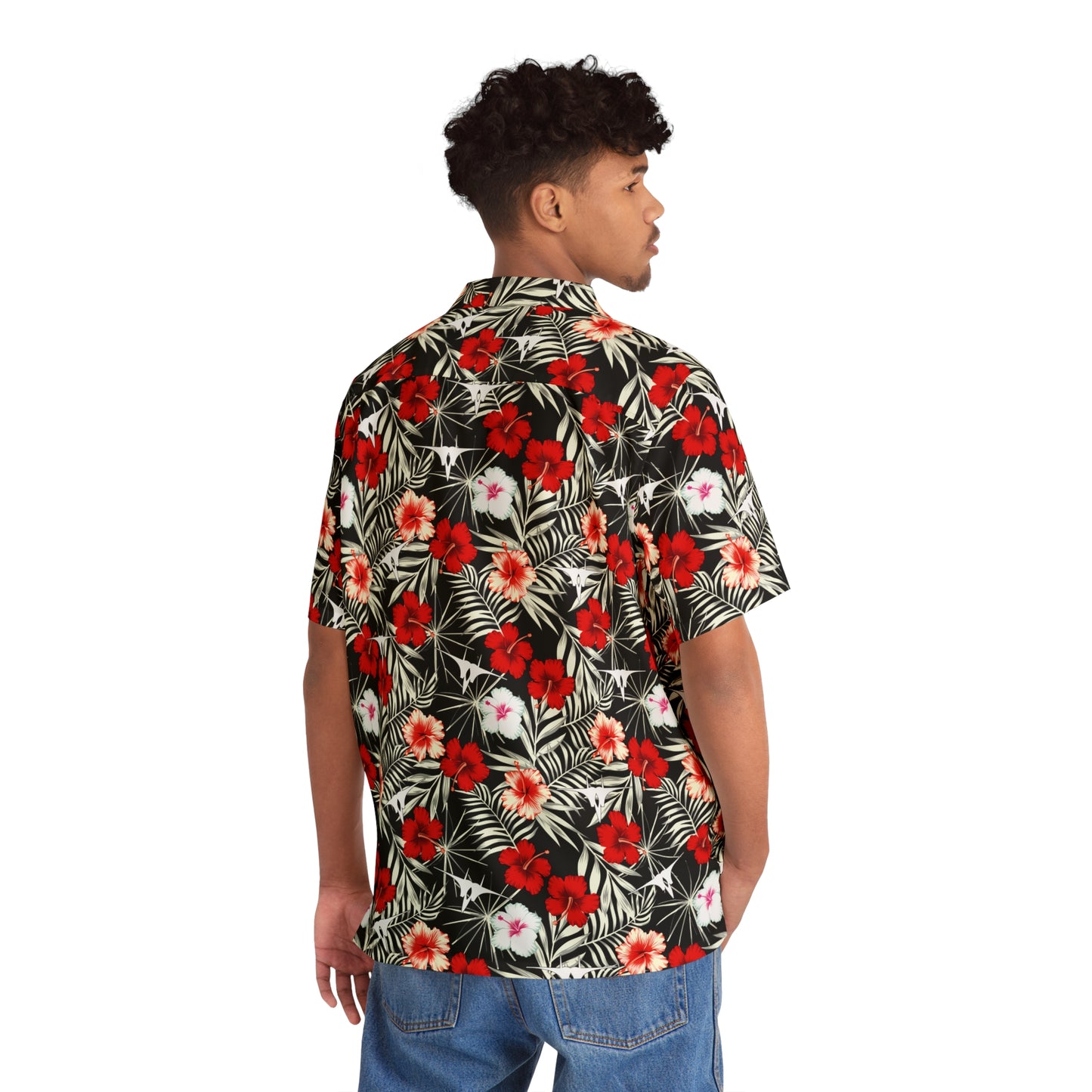JUST THE JET 131st Fighter Squadron Men's Hawaiian Shirt