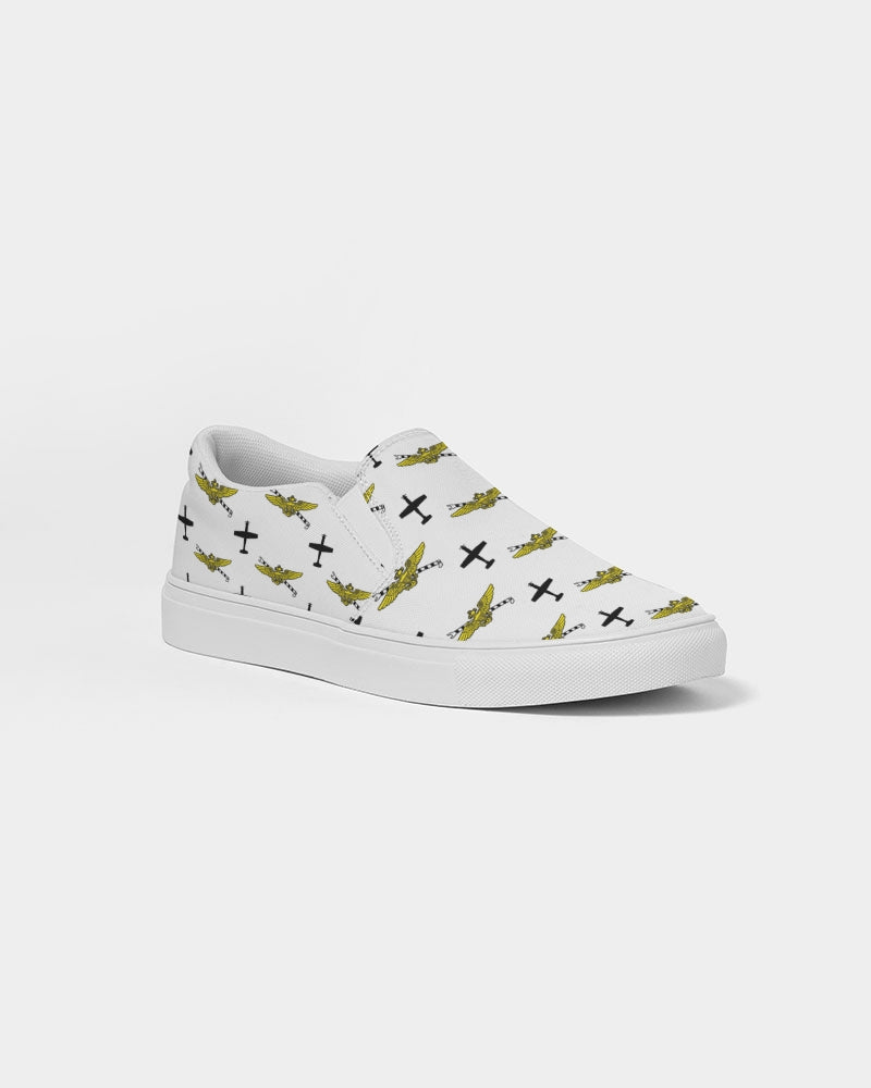 T-6A and Pilot Wings TAILHOOK Men's Slip-On Canvas Shoe