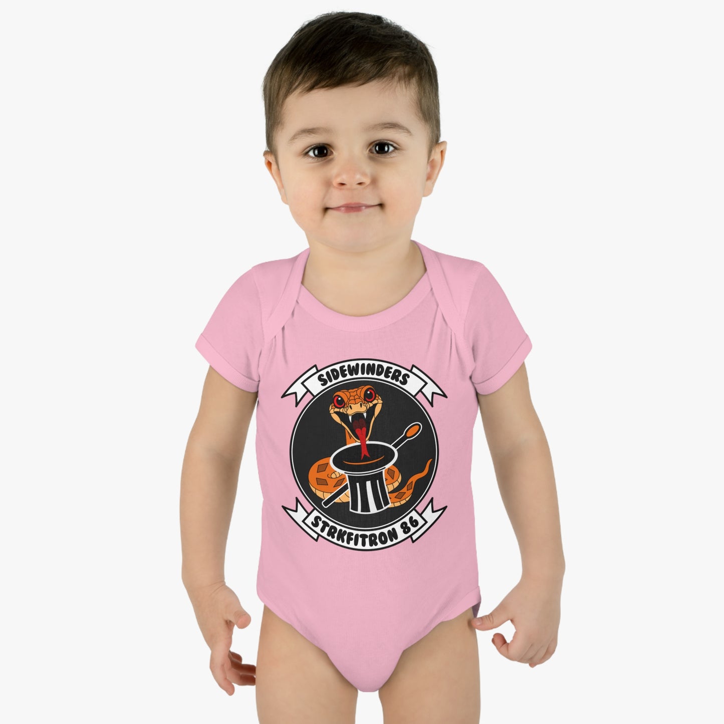 VFA-86 "Baby Snake Logo" Infant Baby Onesie