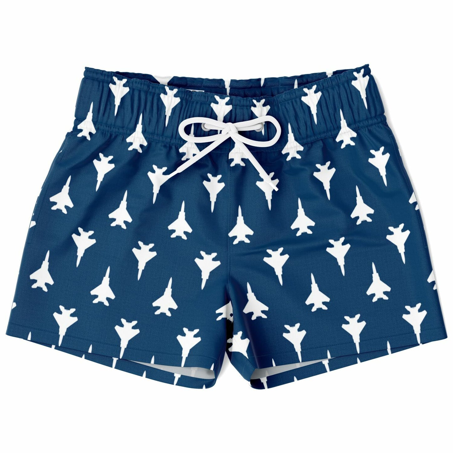 F-15C #64 and white Kids Swim Trunks - AOP