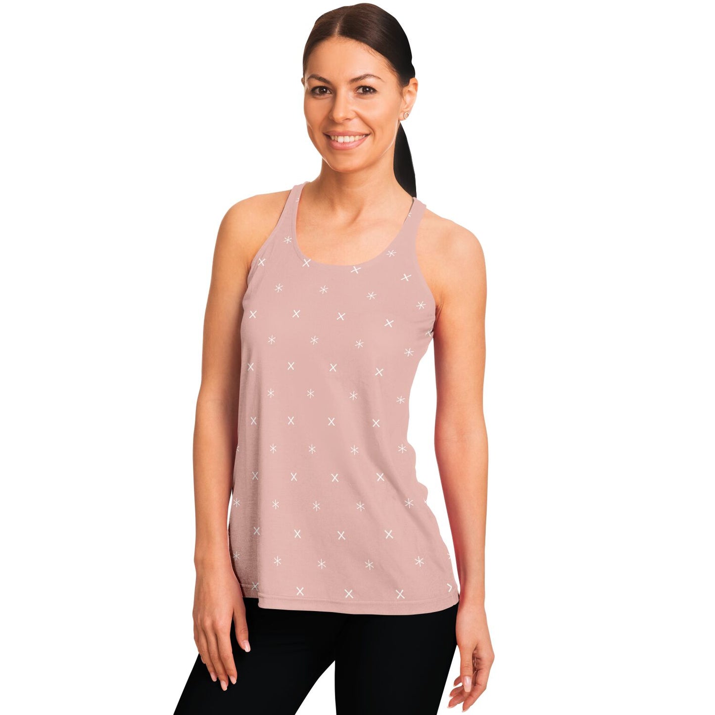 Katherine Wiegert Large PROP Flowy Racerback Tank Top - AOP