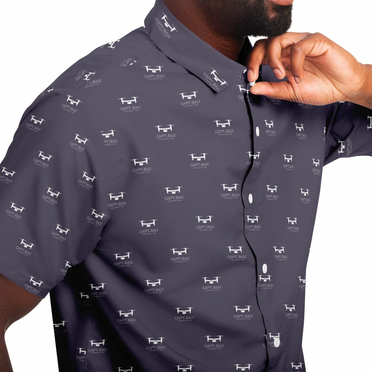 CAPT. SAX FOUNDATION Short Sleeve Button Down Shirt