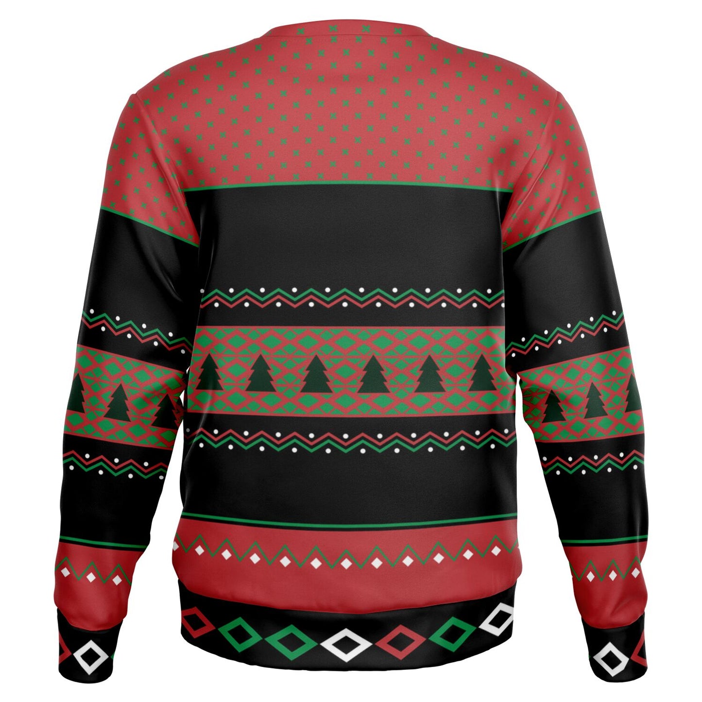White and Red Christmas Ugly Christmas Sweatshirt