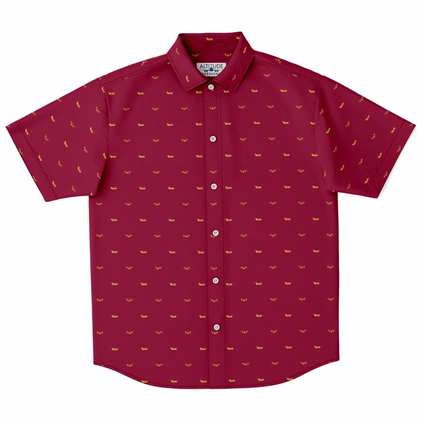 USMC Osprey AND CH-46 Short Sleeve Button Down Shirt - AOP