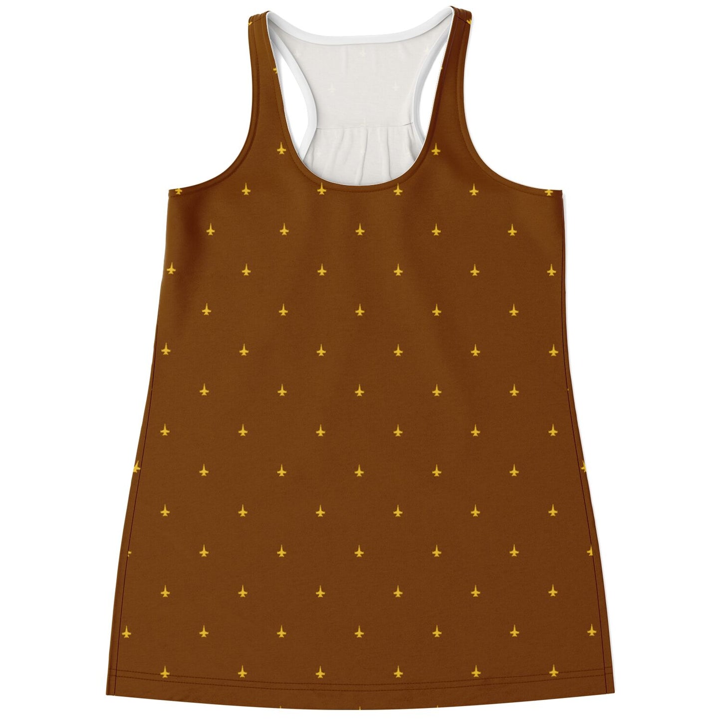 F-18C stroked Flowy Racerback Tank Top - #59 and #50