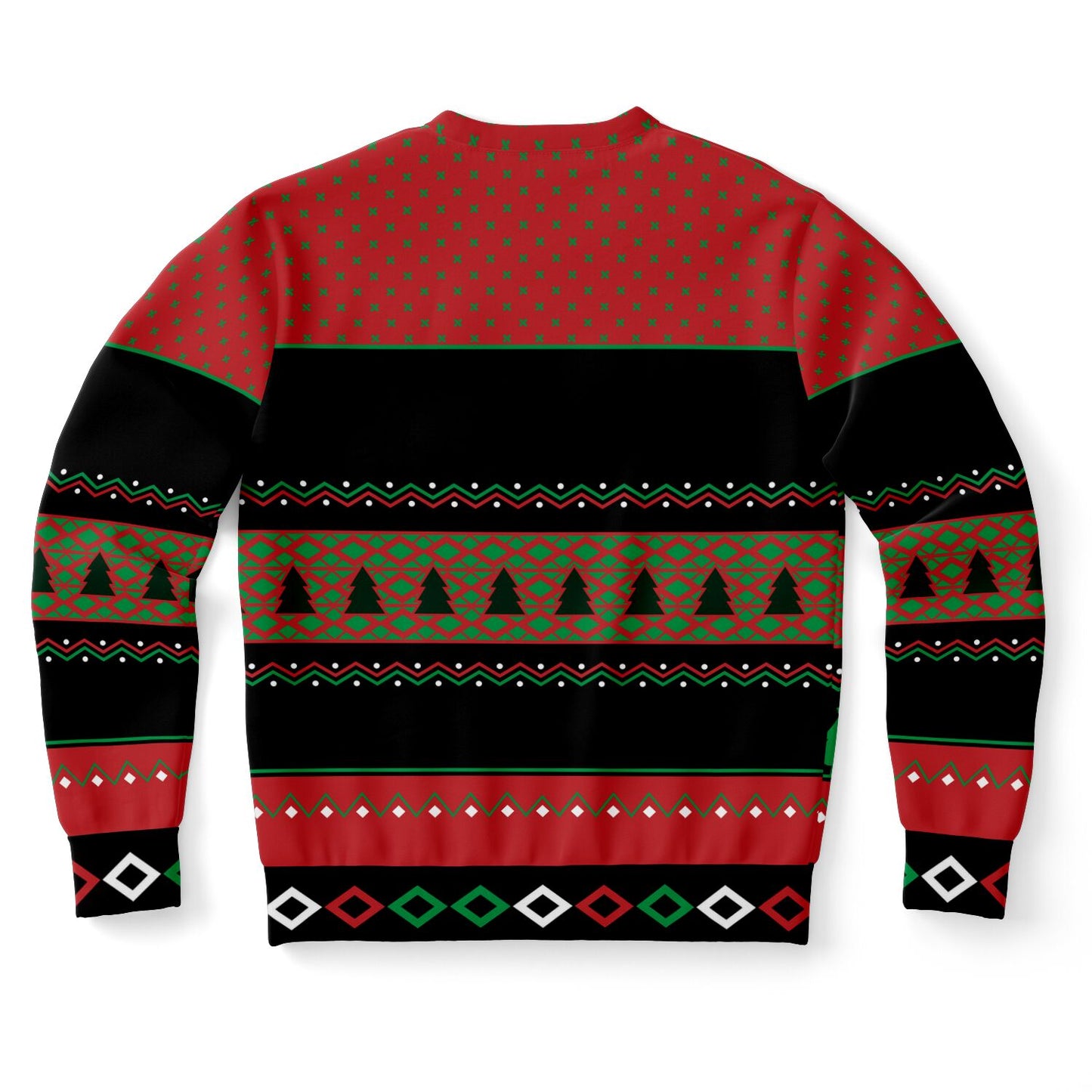 White and Red Christmas Ugly Christmas Sweatshirt