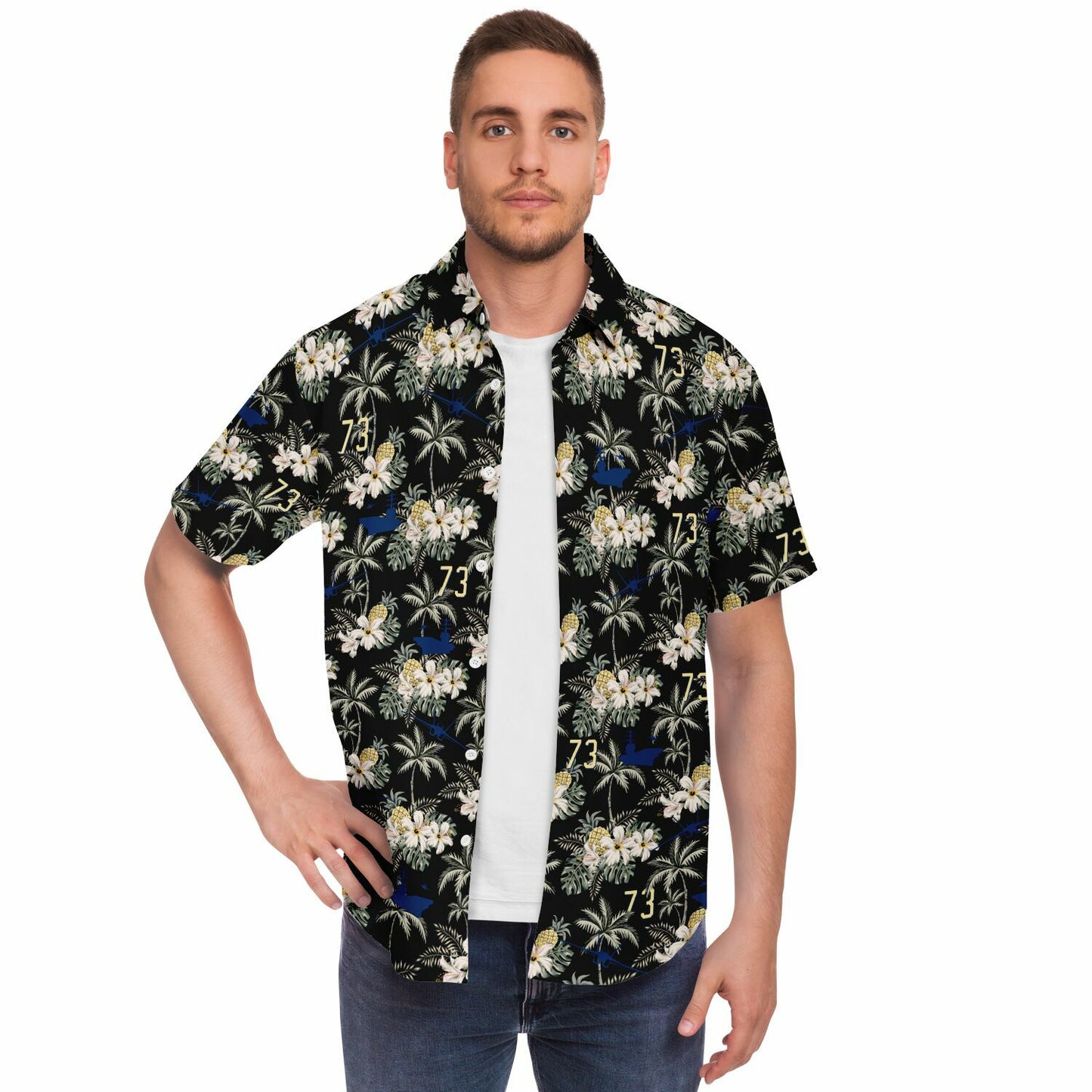 CVN-73 George Washington Short Sleeve Button Down Shirt