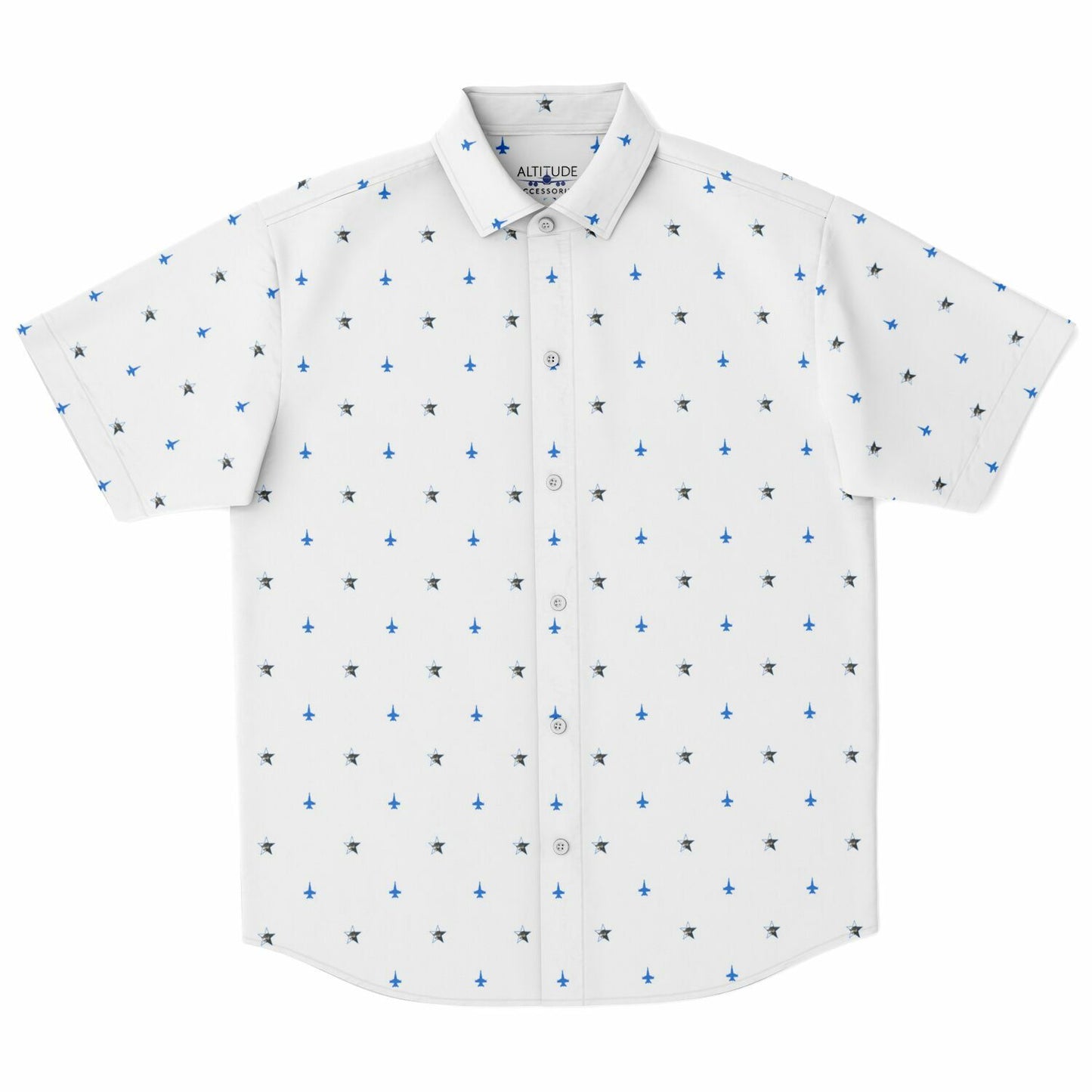 VMFA-112 Cowboys Short Sleeve Button Down Shirt - White