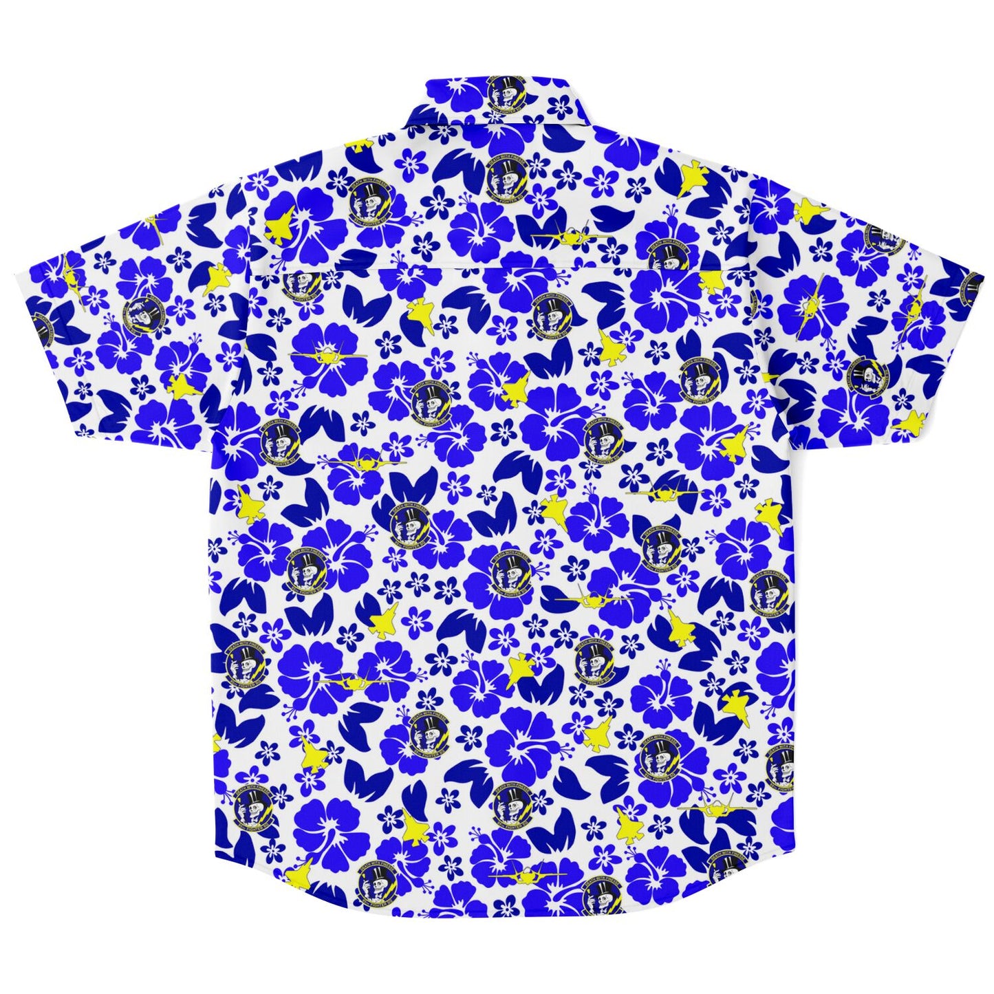 95th FS Hawaiian Print Short Sleeve Button Down Shirt