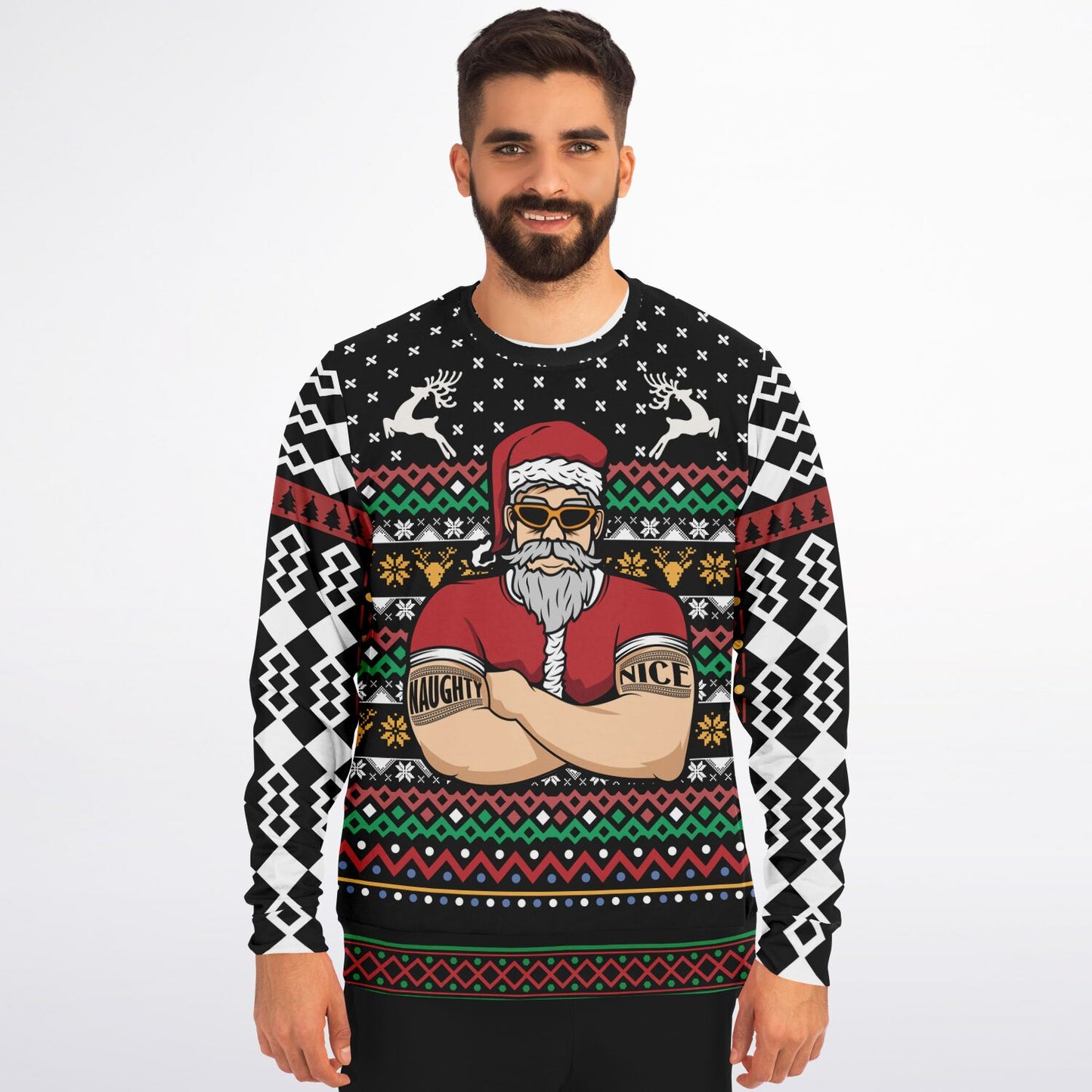 Santa Bouncer Ugly Christmas Sweatshirt