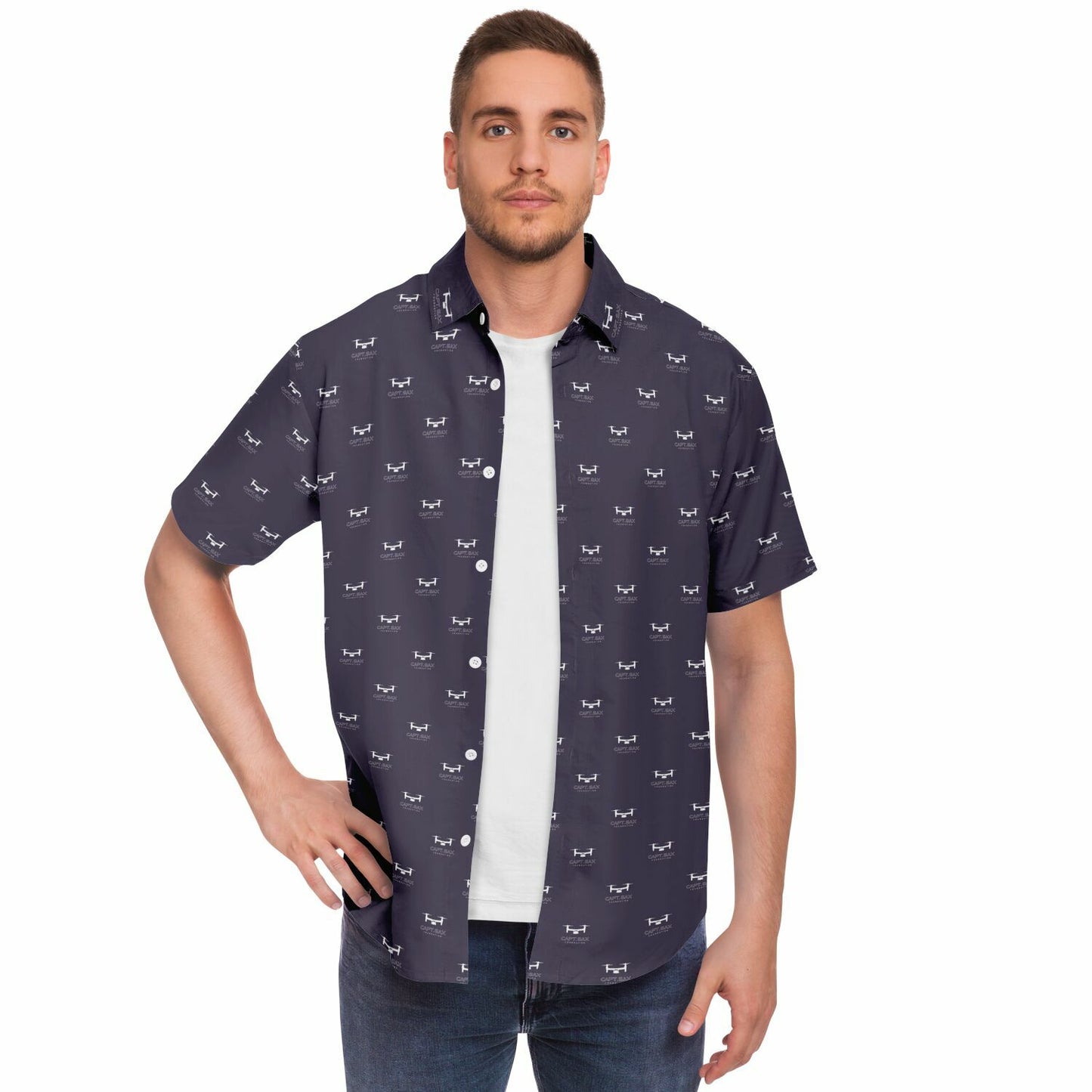 CAPT. SAX FOUNDATION Short Sleeve Button Down Shirt