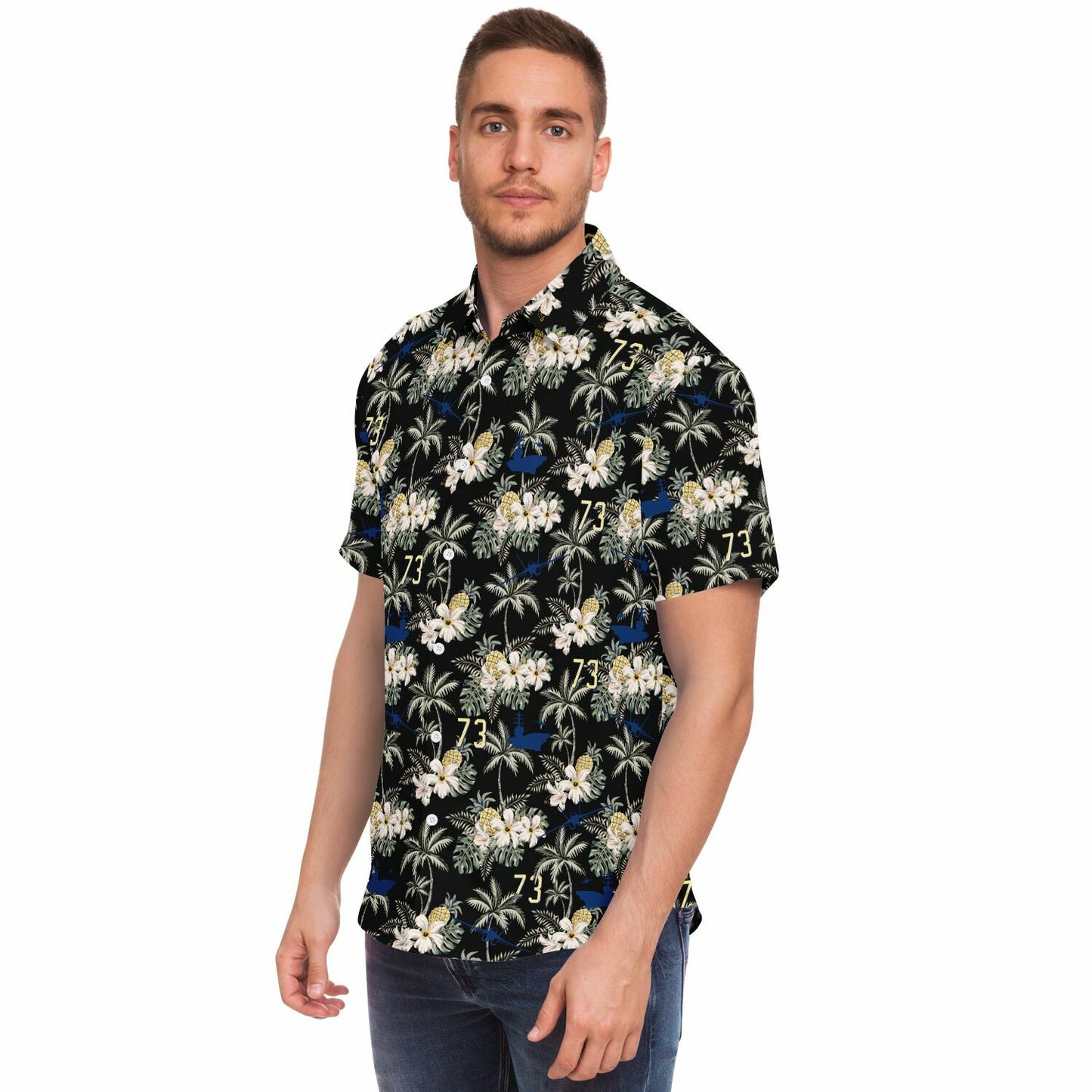 CVN-73 George Washington Short Sleeve Button Down Shirt