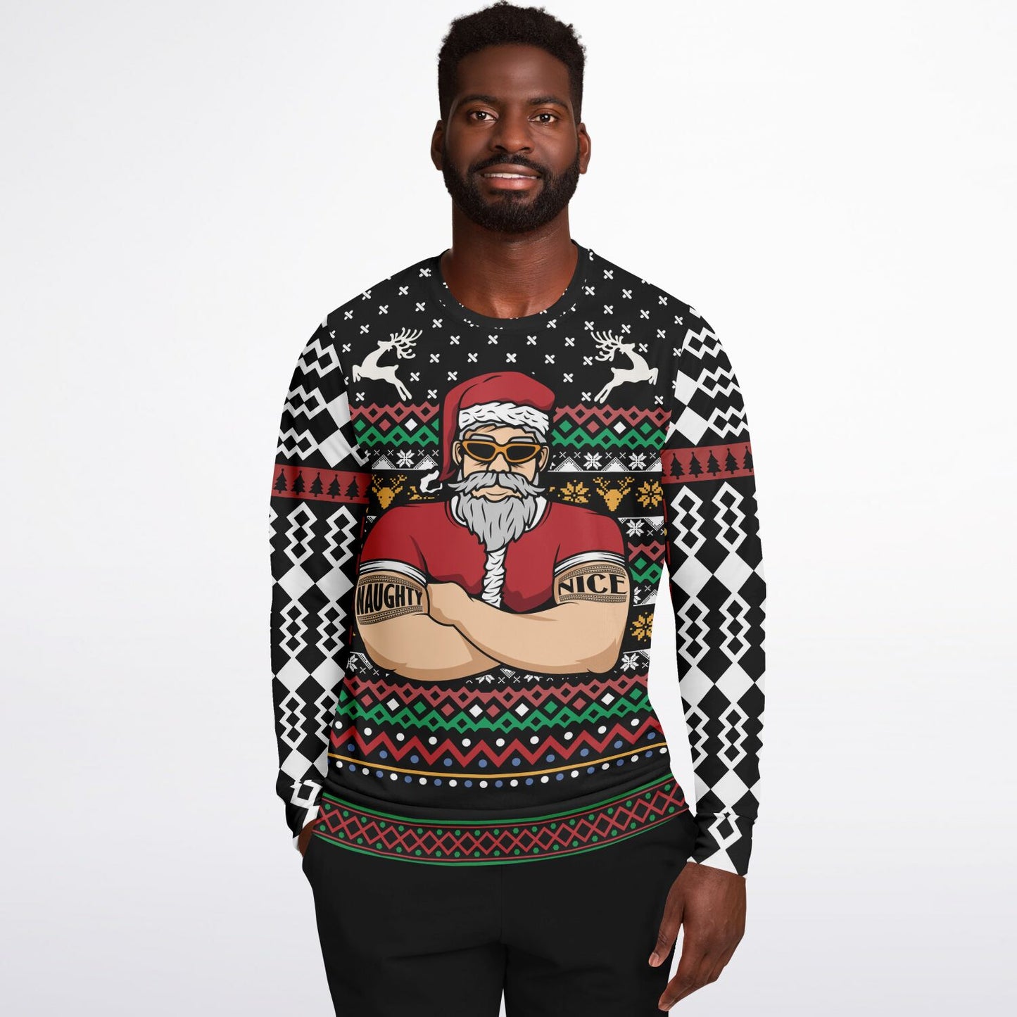 Santa Bouncer Ugly Christmas Sweatshirt