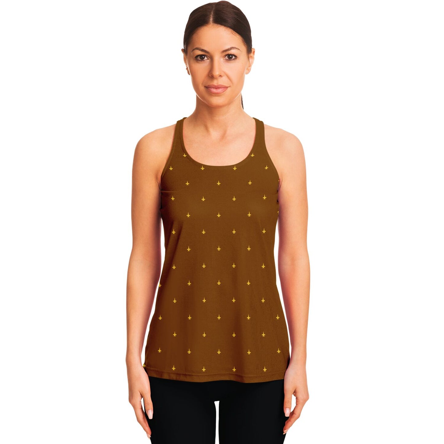 F-18C stroked Flowy Racerback Tank Top - #59 and #50