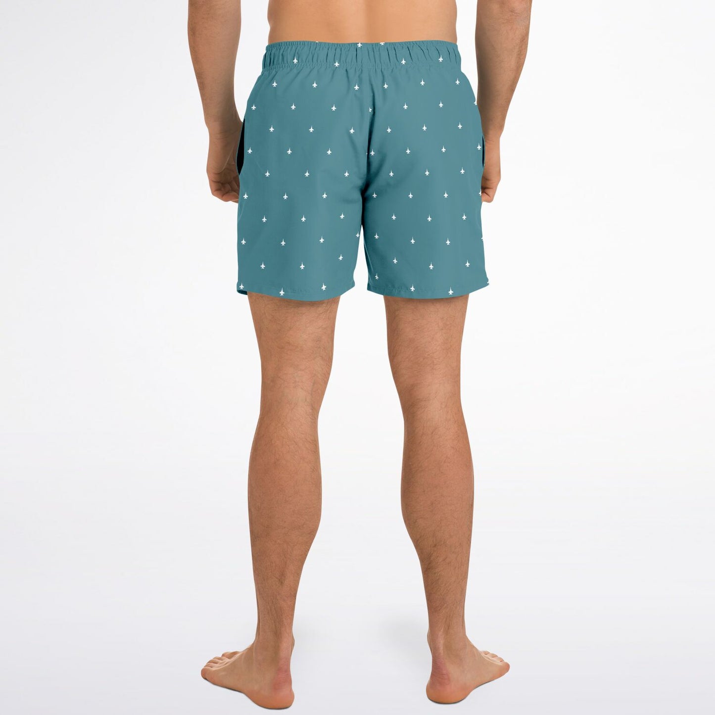 Keri Warner large F-18 #52 and 6 plane Swim Trunks Men