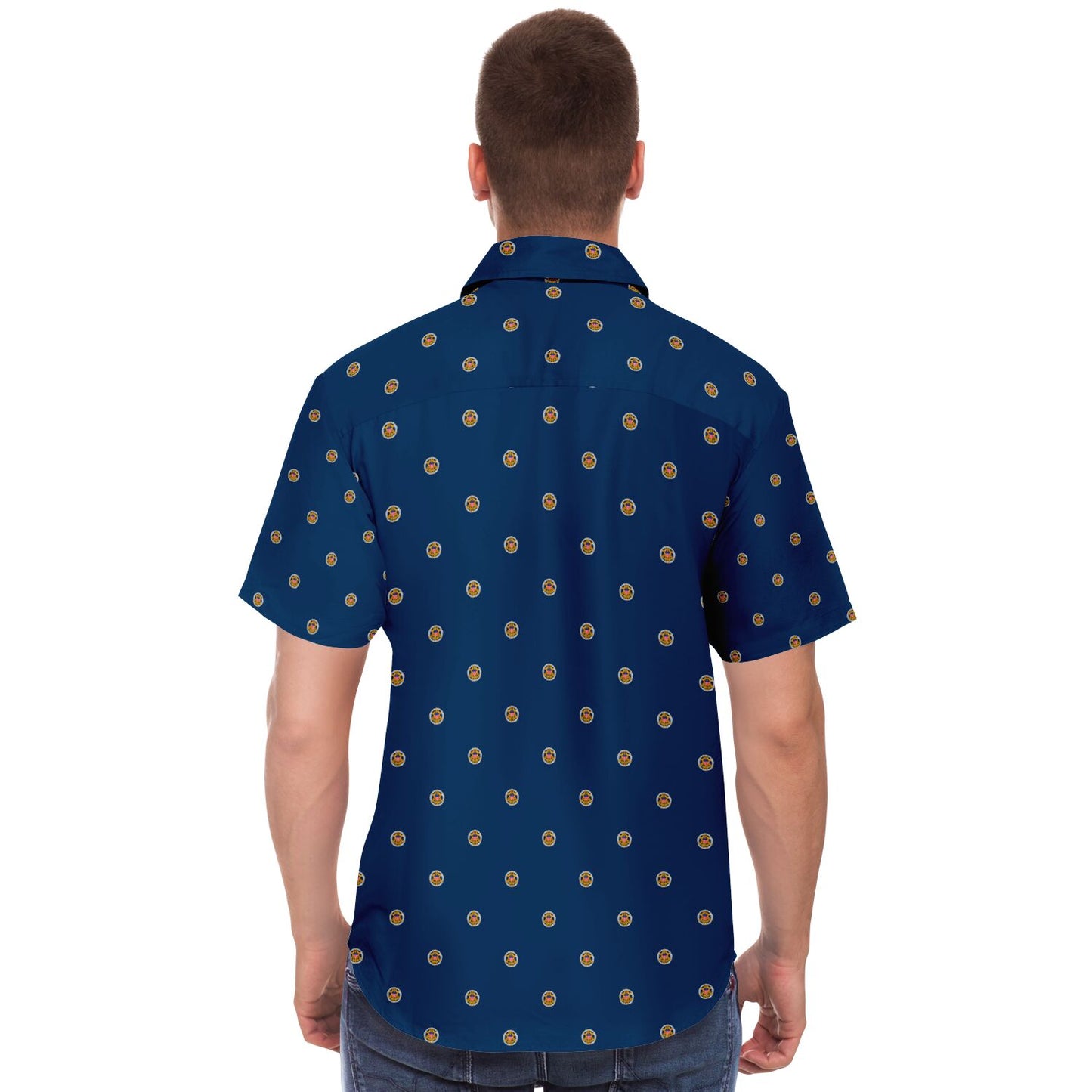 J-7 Joint Chiefs of Staff Short Sleeve Button Down Shirt - AOP sample no order