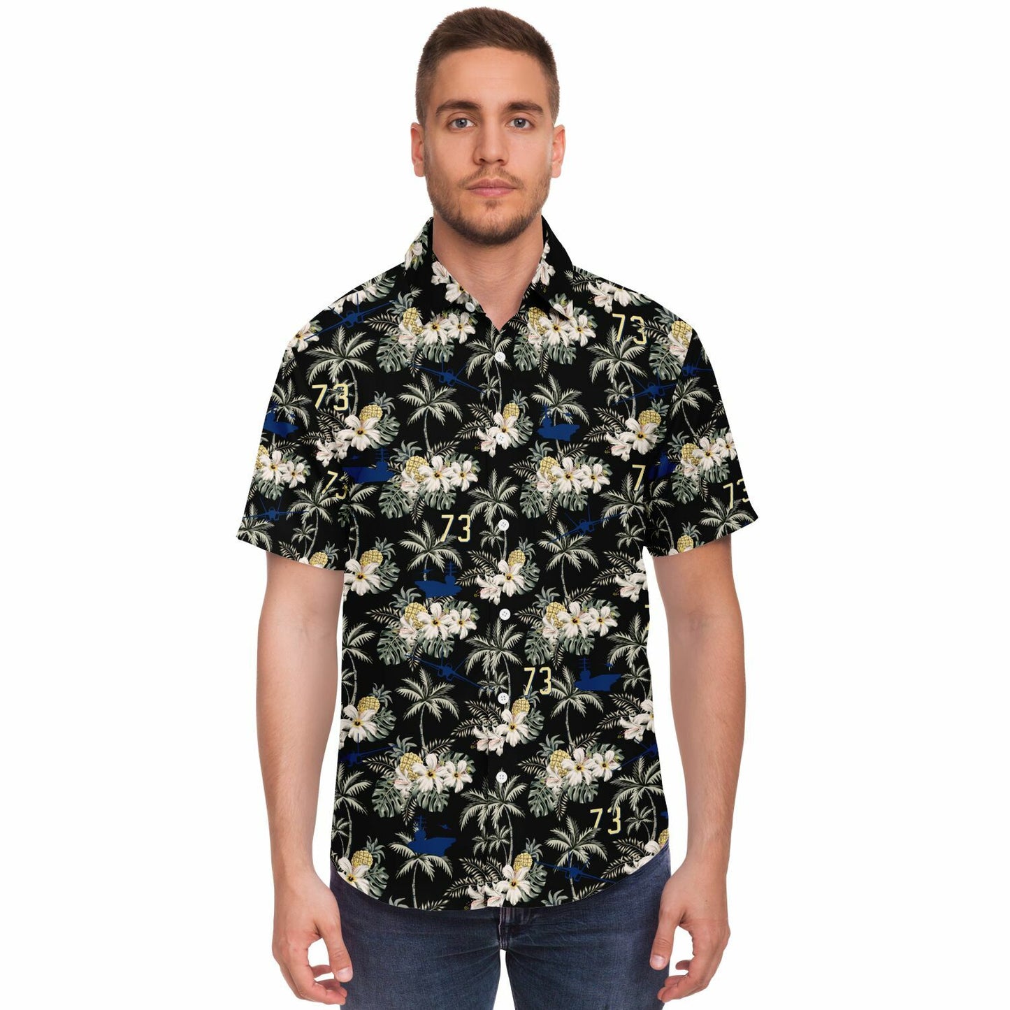 CVN-73 George Washington Short Sleeve Button Down Shirt