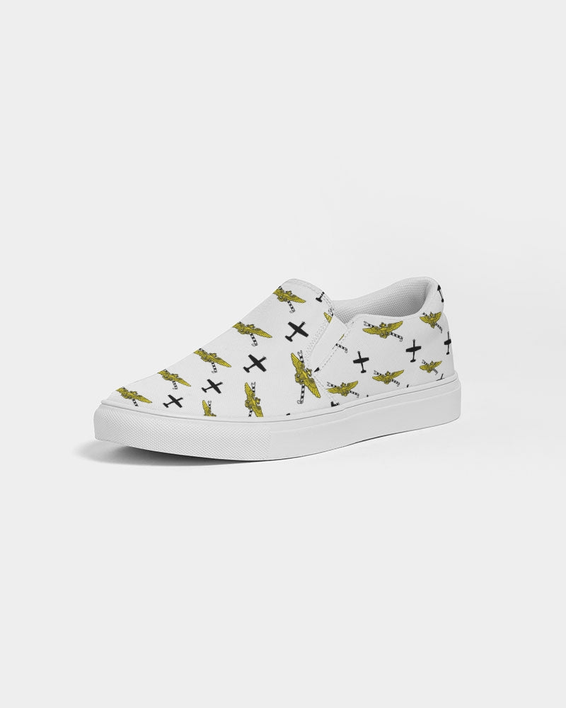 T-6A and Pilot Wings TAILHOOK Men's Slip-On Canvas Shoe