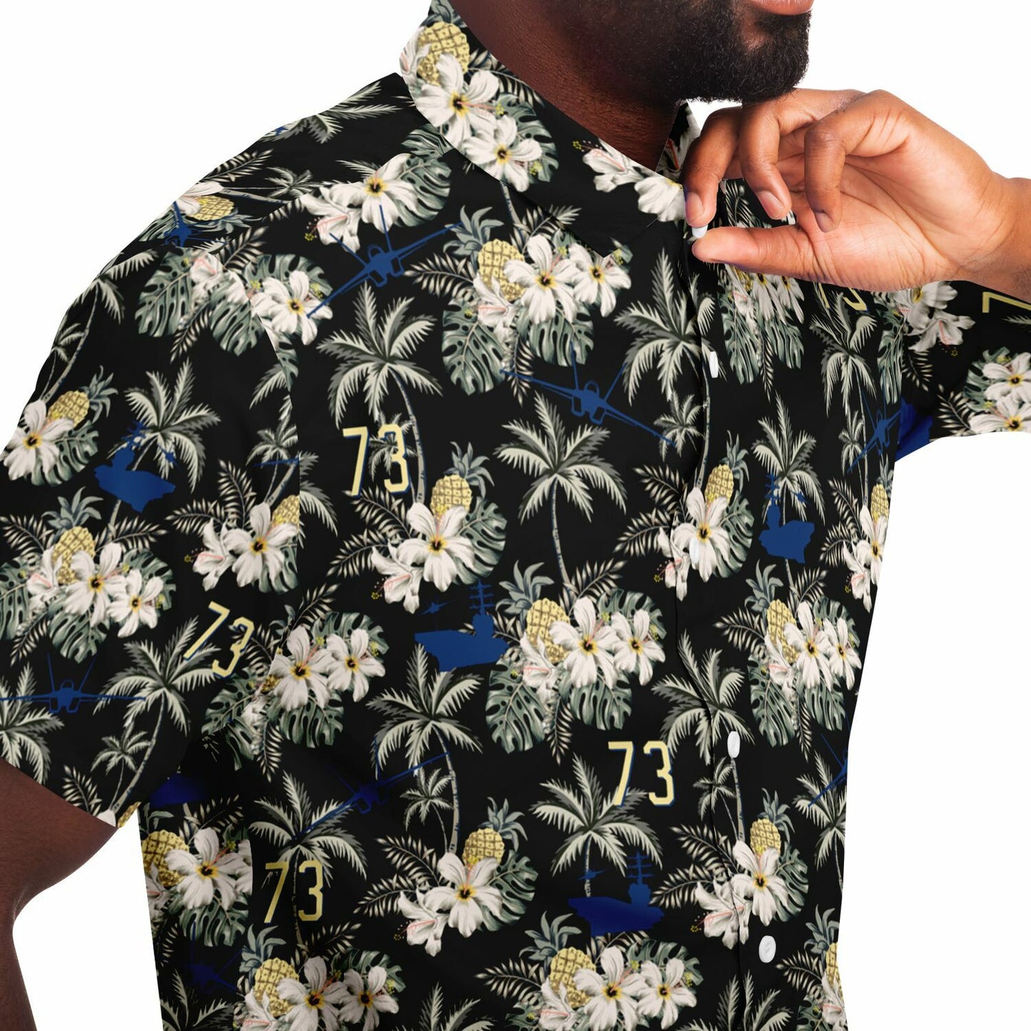CVN-73 George Washington Short Sleeve Button Down Shirt