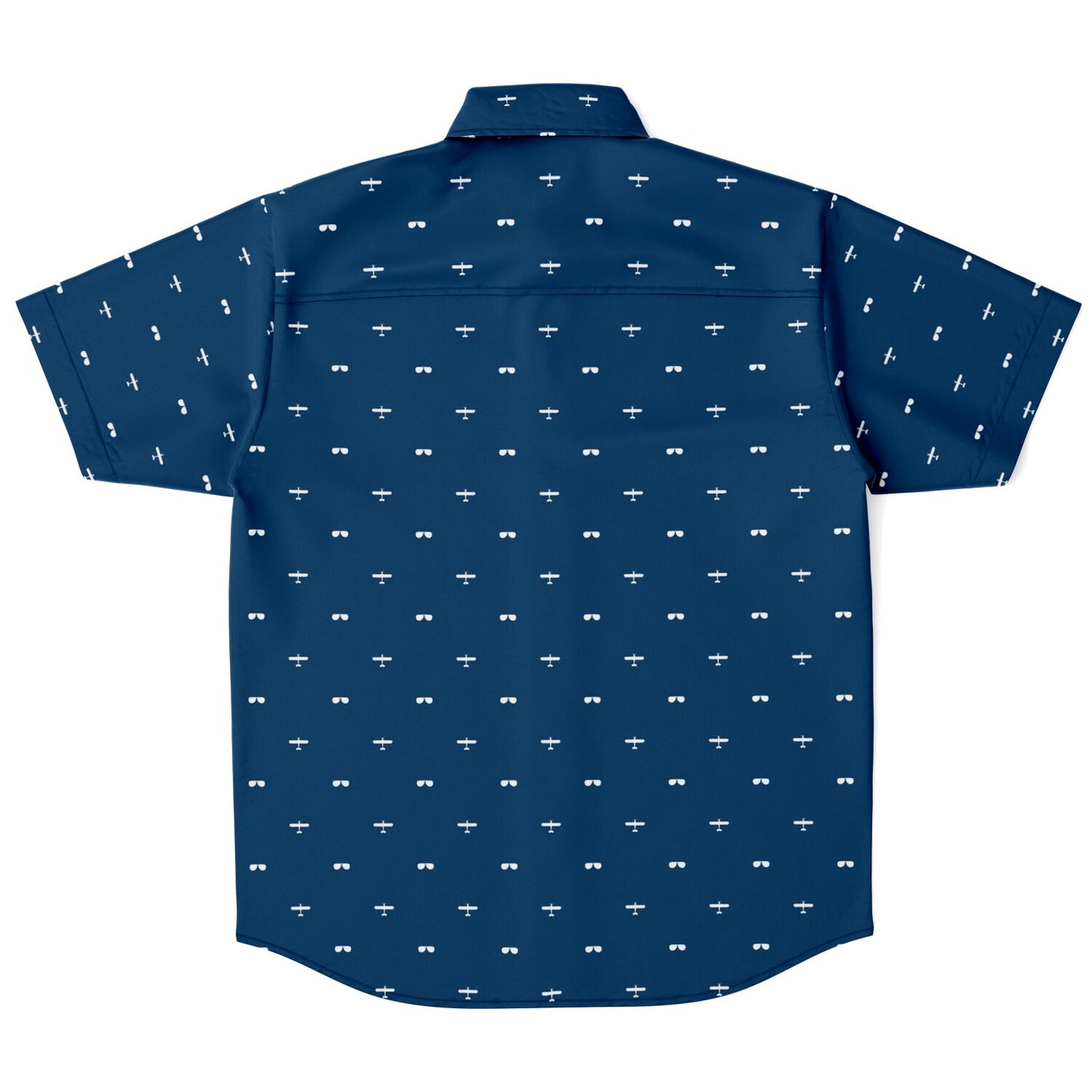 Piper Cub 3 Men's Short Sleeve Button Down Shirt