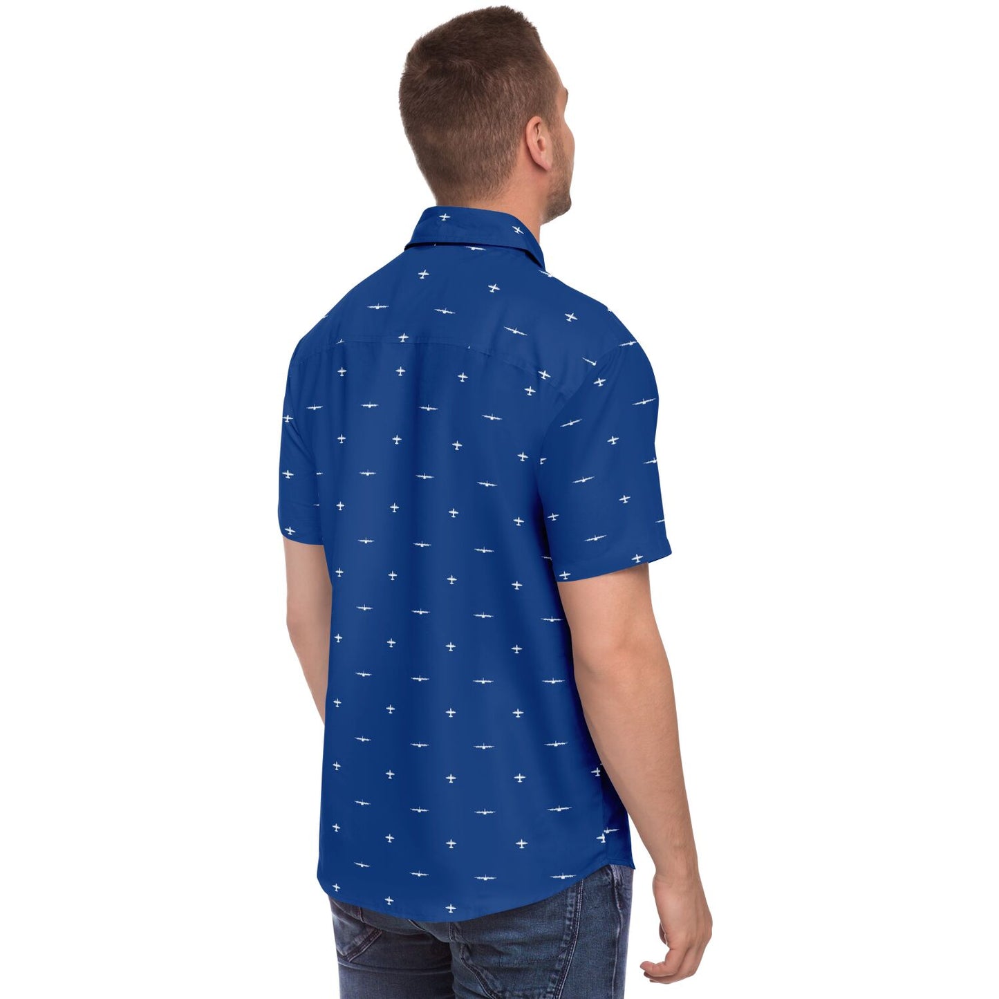 KC-130J DUEL view #63 with white Short Sleeve Button Down Shirt