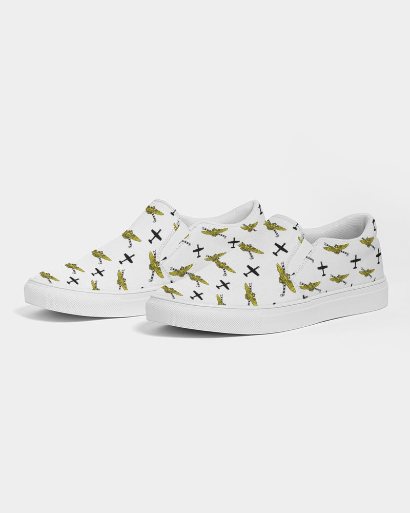 T-6A and Pilot Wings TAILHOOK Men's Slip-On Canvas Shoe