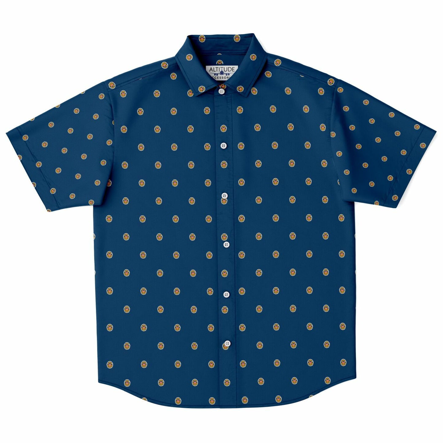 J-7 Joint Chiefs of Staff Short Sleeve Button Down Shirt - AOP sample no order