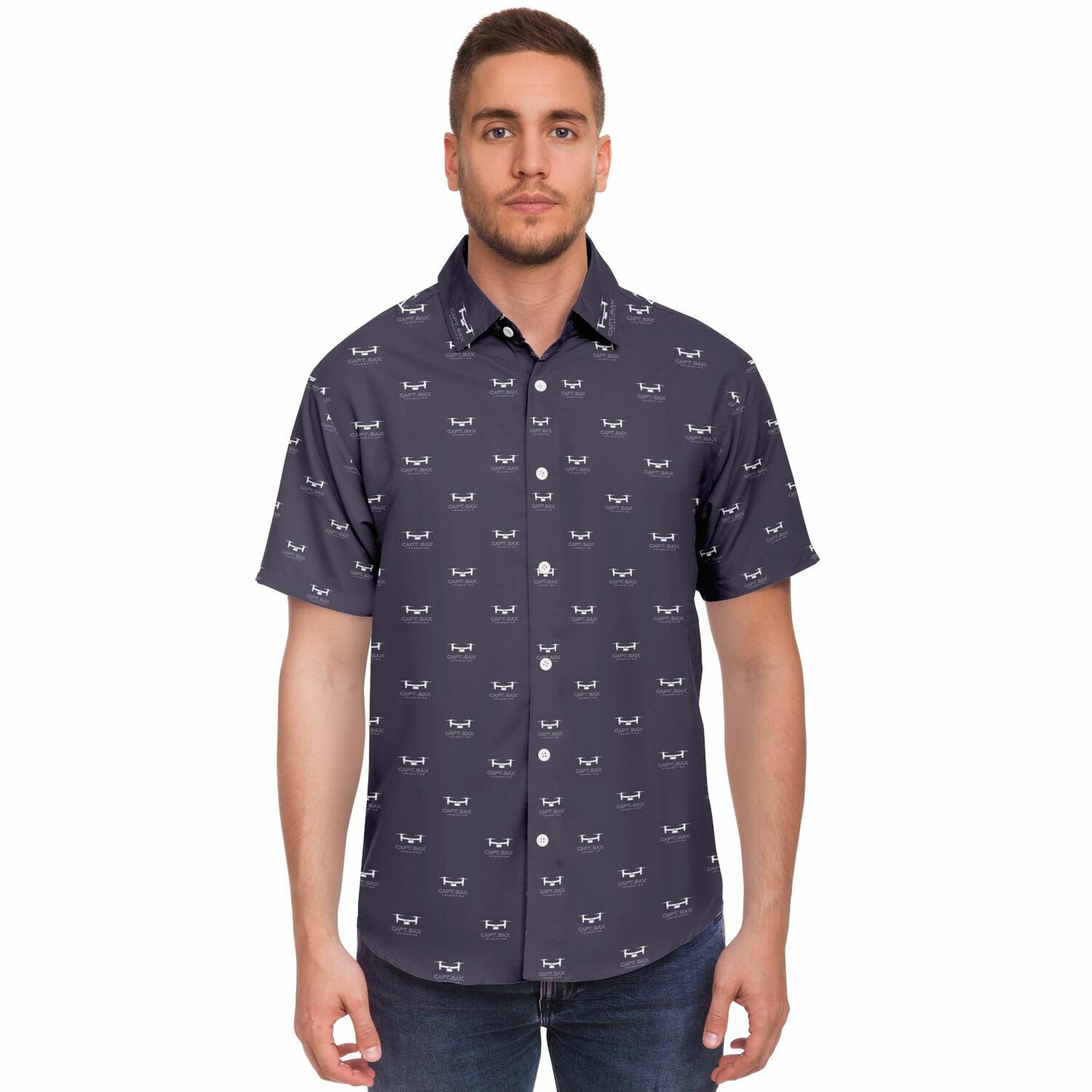 CAPT. SAX FOUNDATION Short Sleeve Button Down Shirt