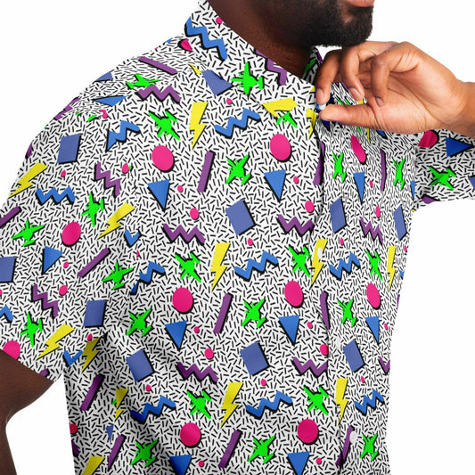E-2D 80s Short Sleeve Button Down Shirt