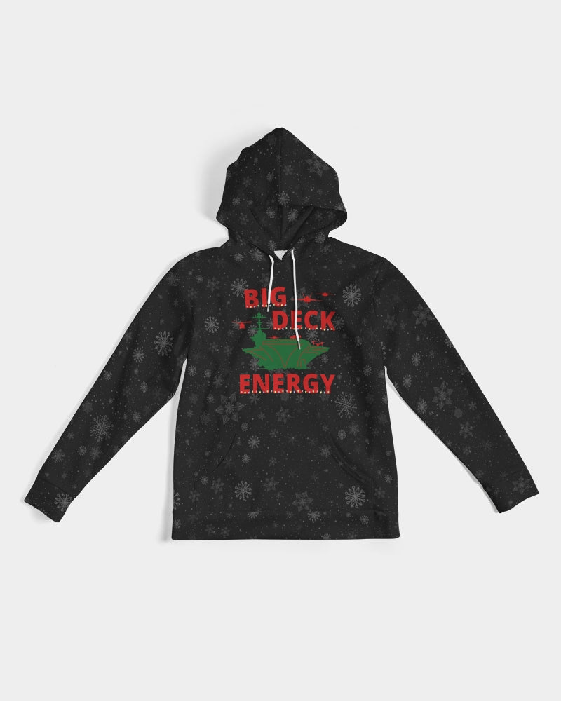 USS Nimitz 'BIG DECK ENERGY' Men's Christmas Hoodie