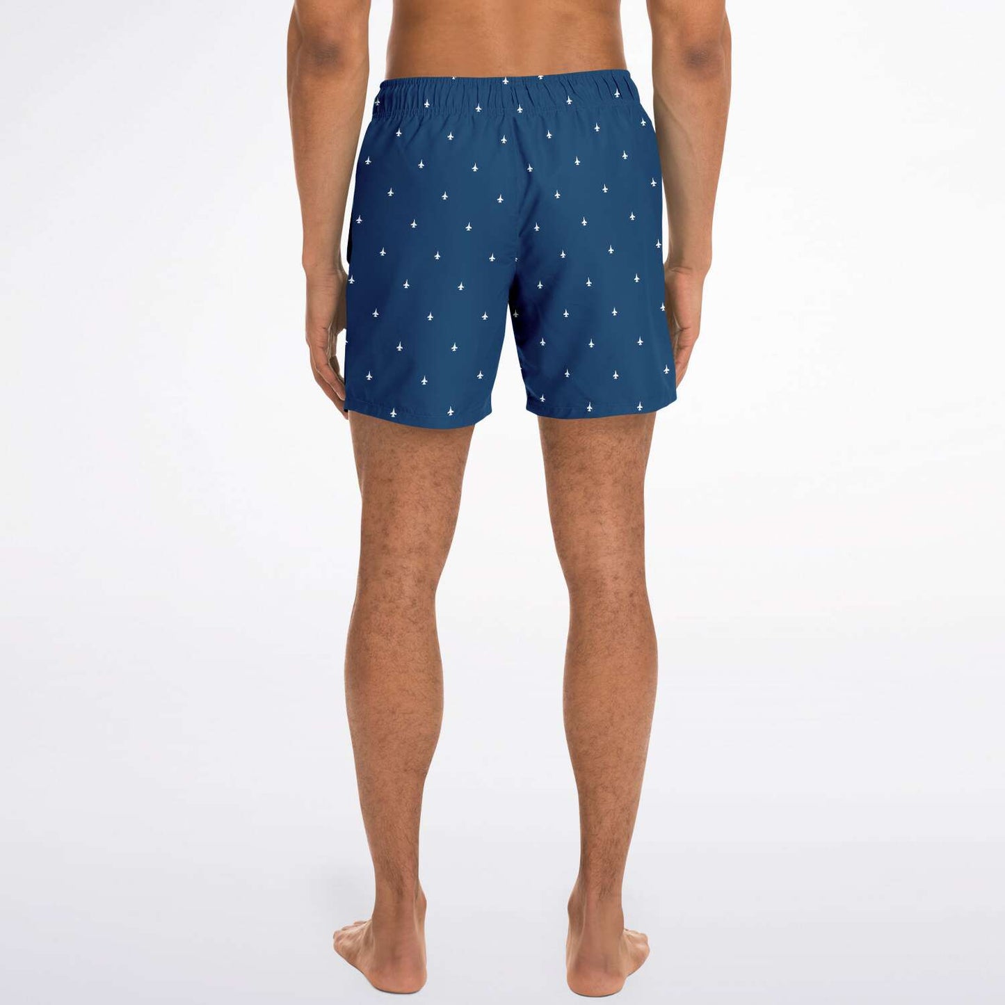 F-15C 'Subtle Plane' Navy Blue Mens Swim Trunks