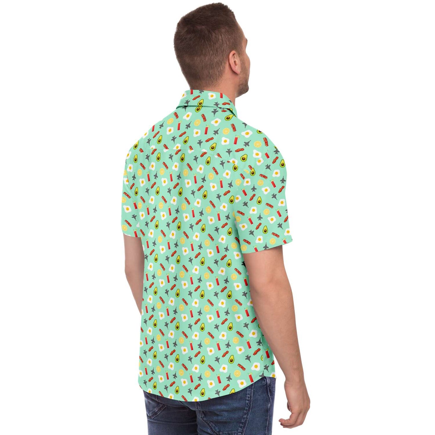 ANY Aircraft Mens 'Sunday Funday' Brunch Button Down