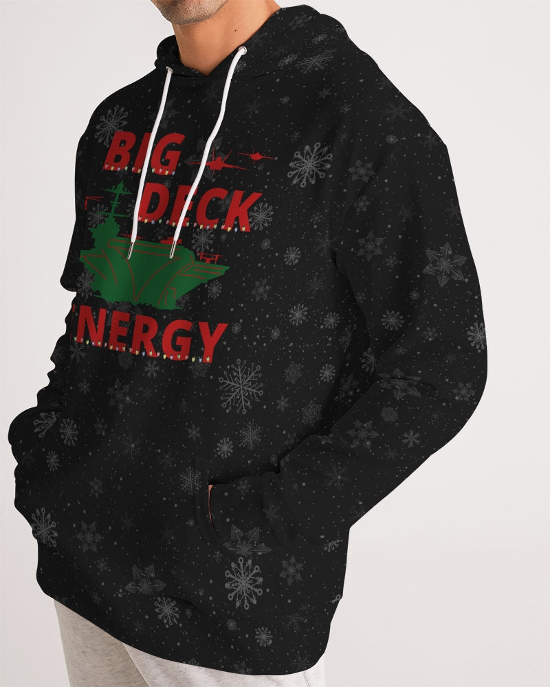USS Nimitz 'BIG DECK ENERGY' Men's Christmas Hoodie