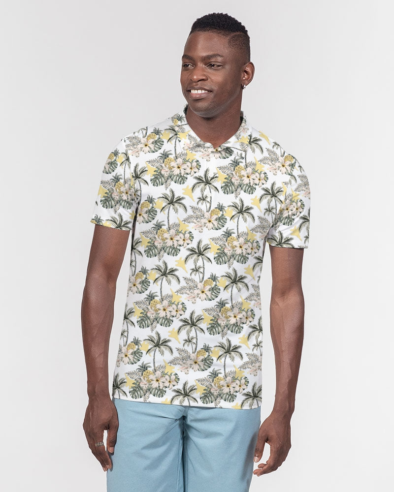 F-15C Classy Hawaiian Men's Slim Fit Golf Polo