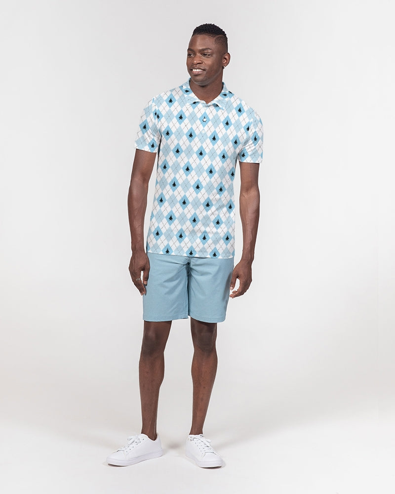 F-15E Preppy golf Men's Slim Fit Short Sleeve Polo