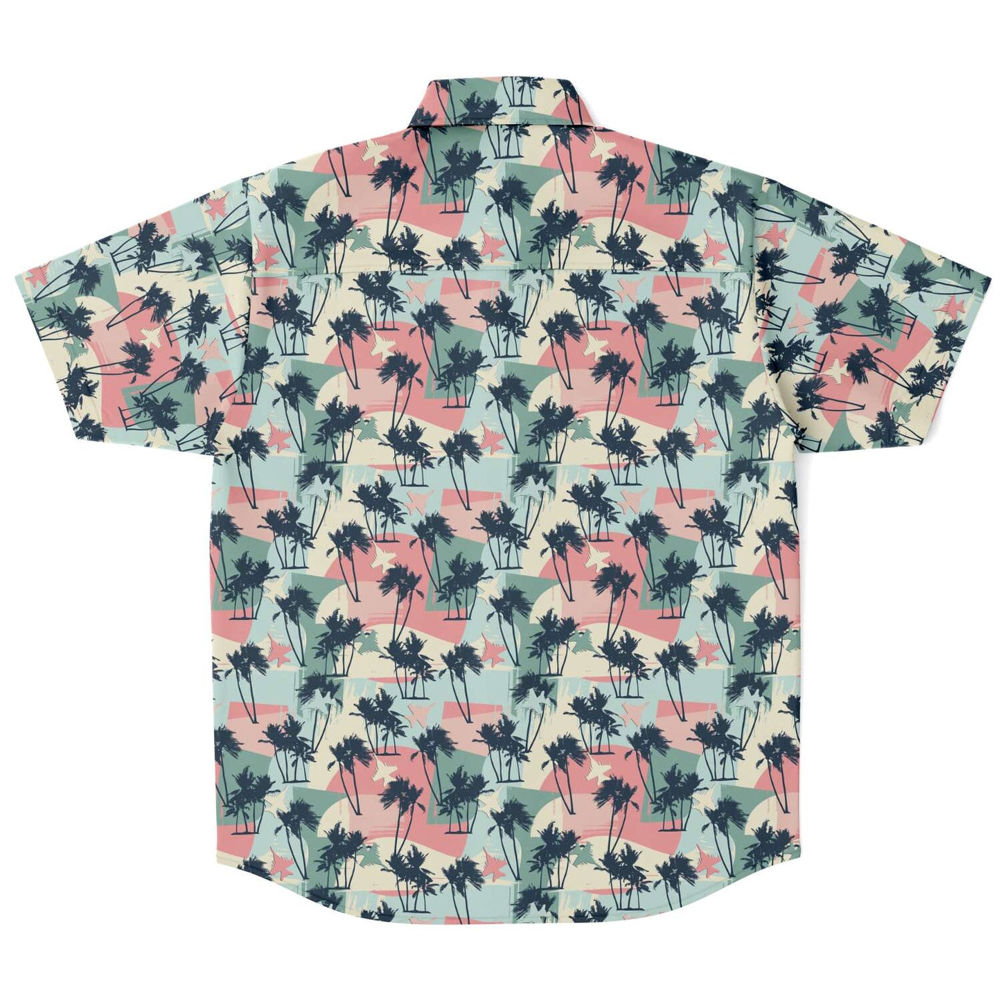 Growler full (blue jet) Retro Hawaiian Button Down