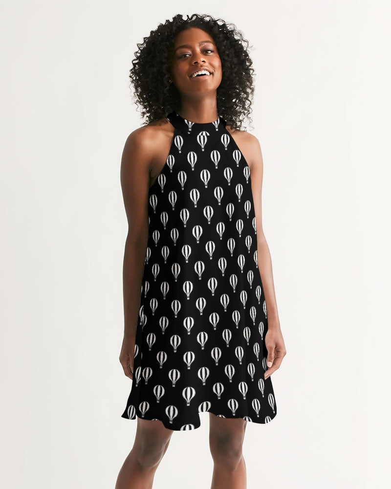Hot Air Balloon Halter Dress